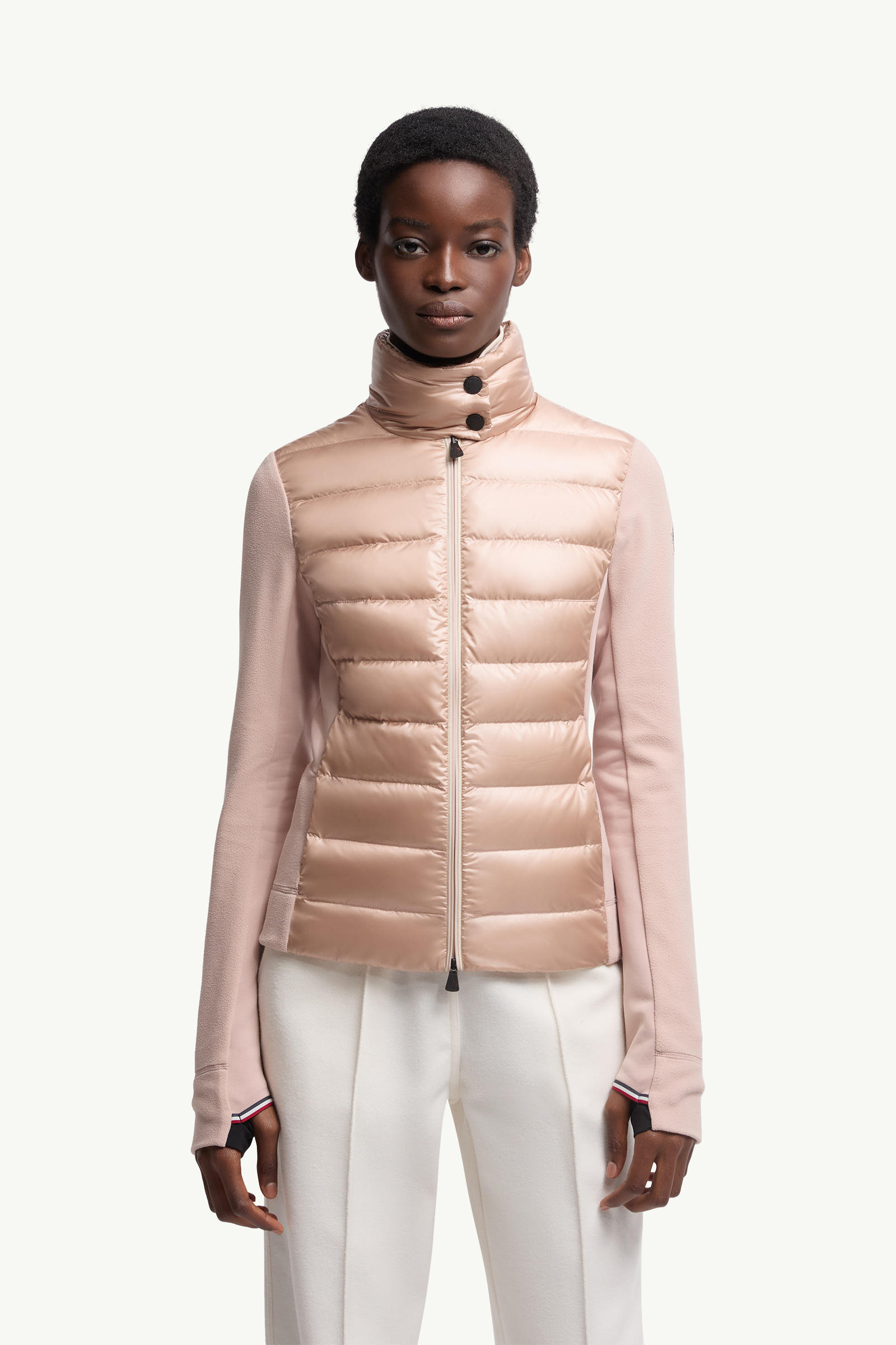 女士加衬拉链卫衣 女士 粉红色 Moncler 3