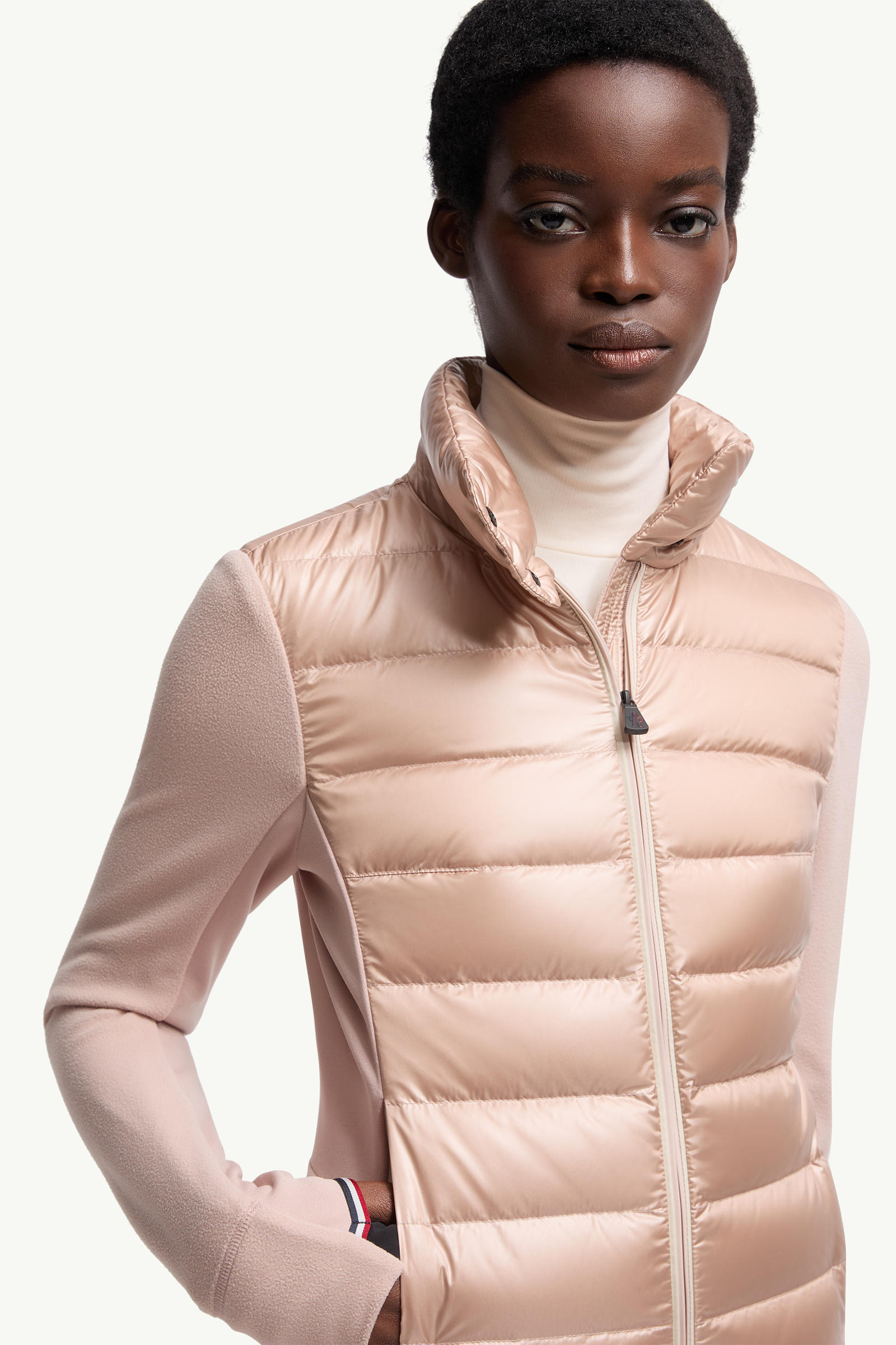 女士加衬拉链卫衣 女士 粉红色 Moncler 5