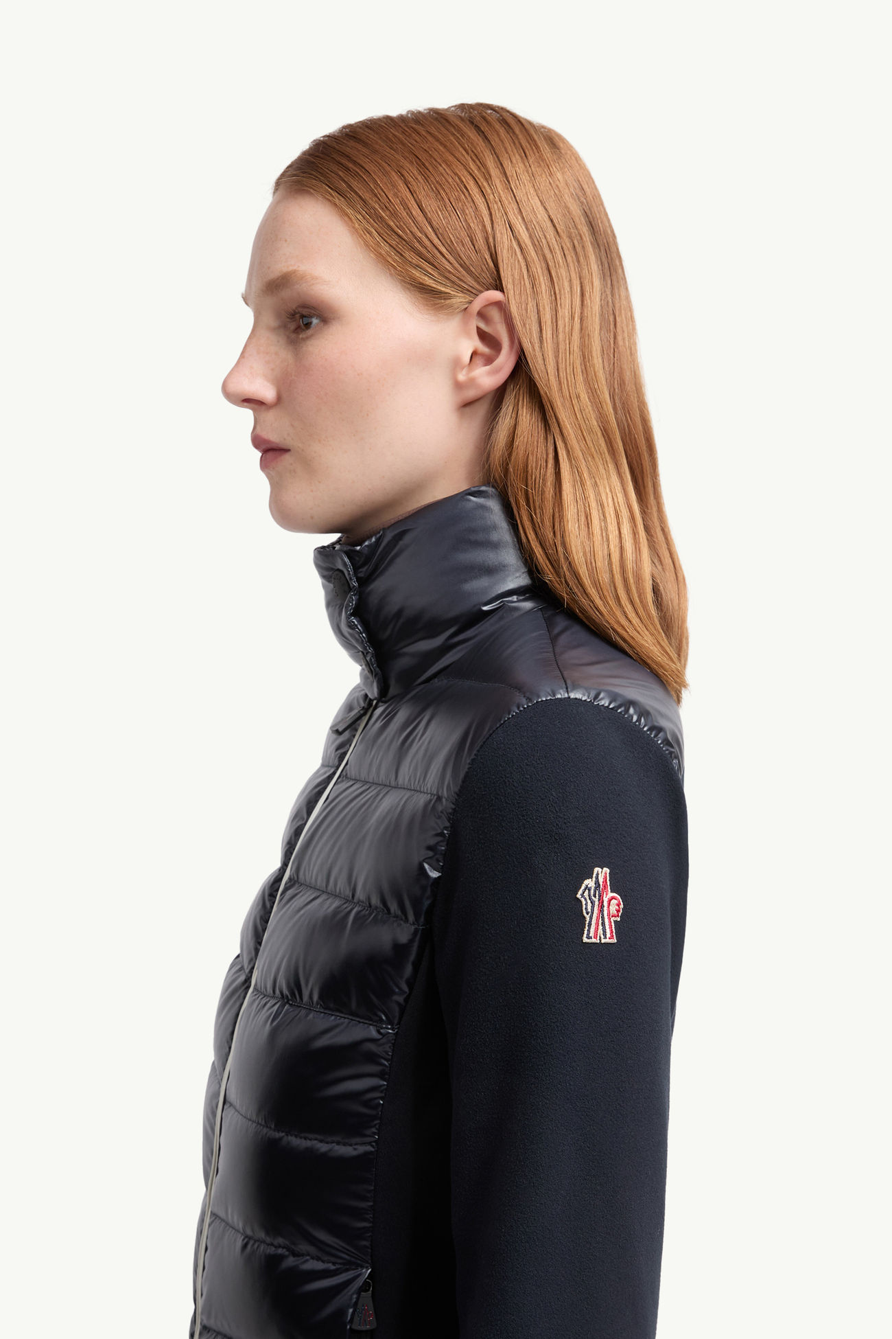 夾層拉鏈衛衣 女士 海軍藍色 Moncler 1