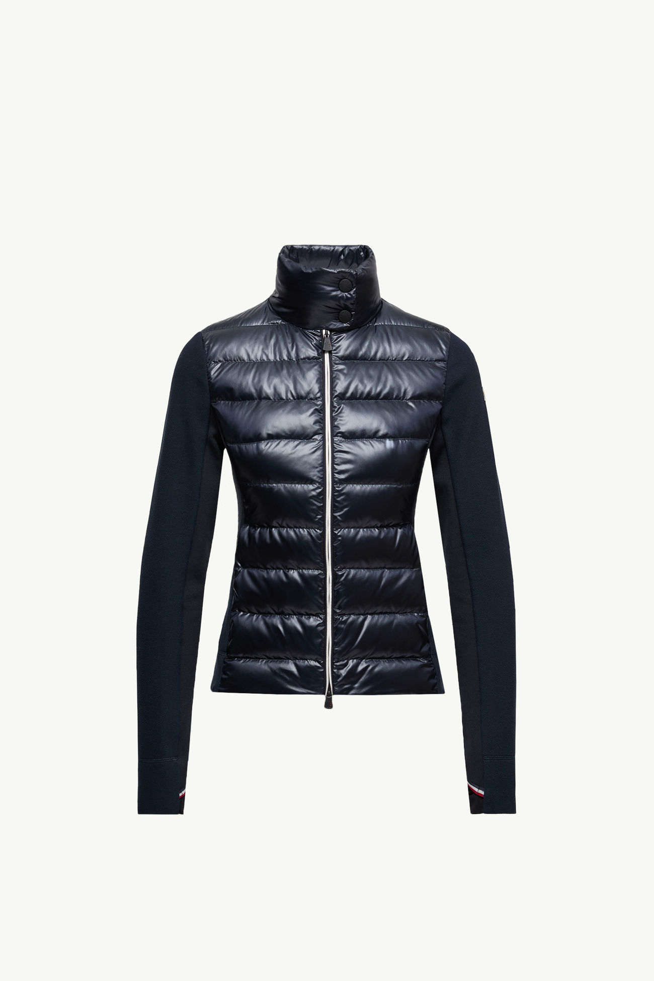 Wattiertes Zip-Up Sweatshirt Damen Navyblau Moncler 2