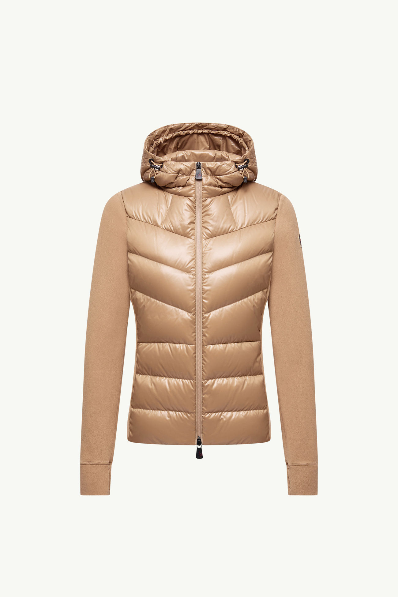 加衬抓绒拉链连帽卫衣 女士 米色 Moncler 2