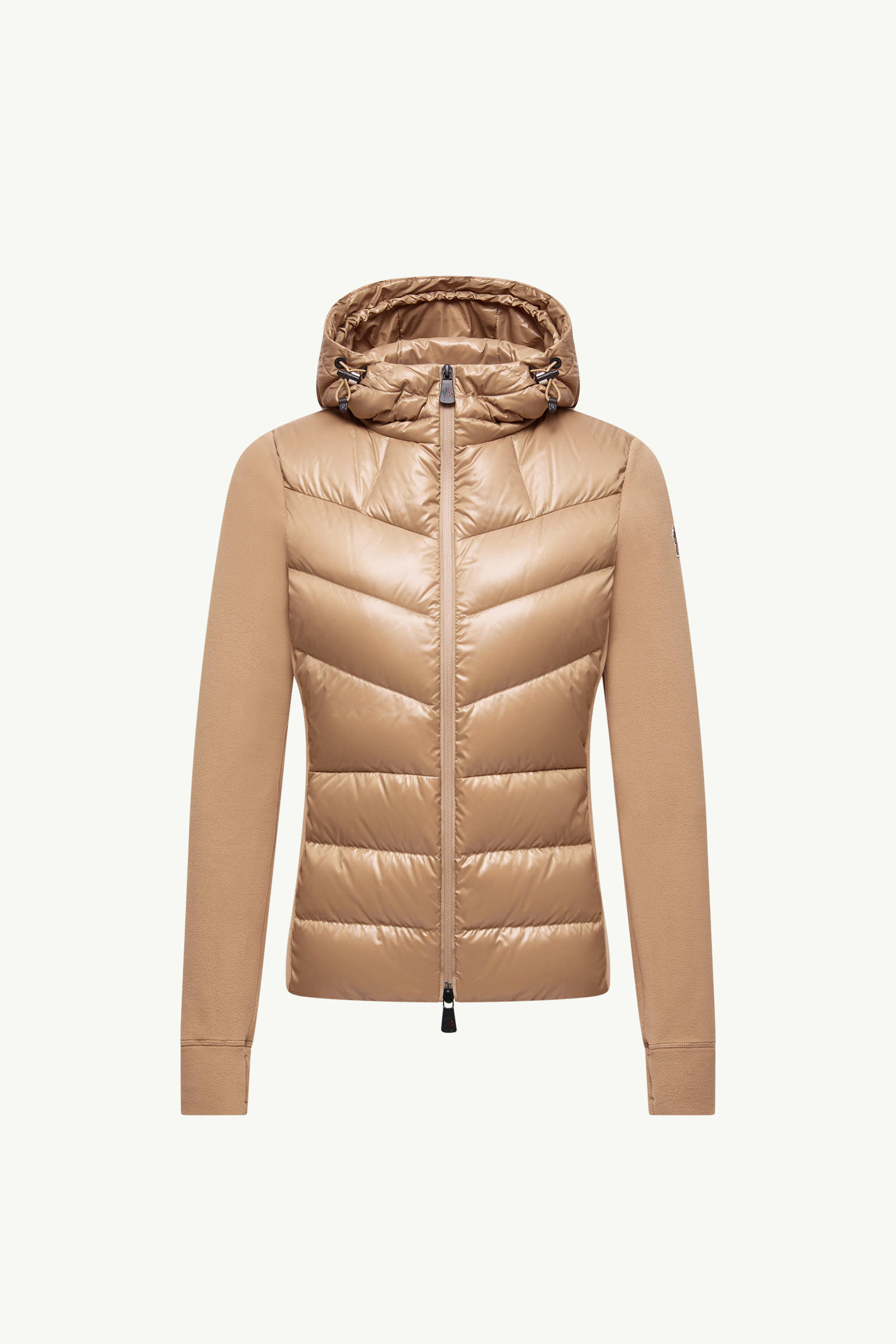 加衬抓绒拉链连帽卫衣 女士 米色 Moncler 2