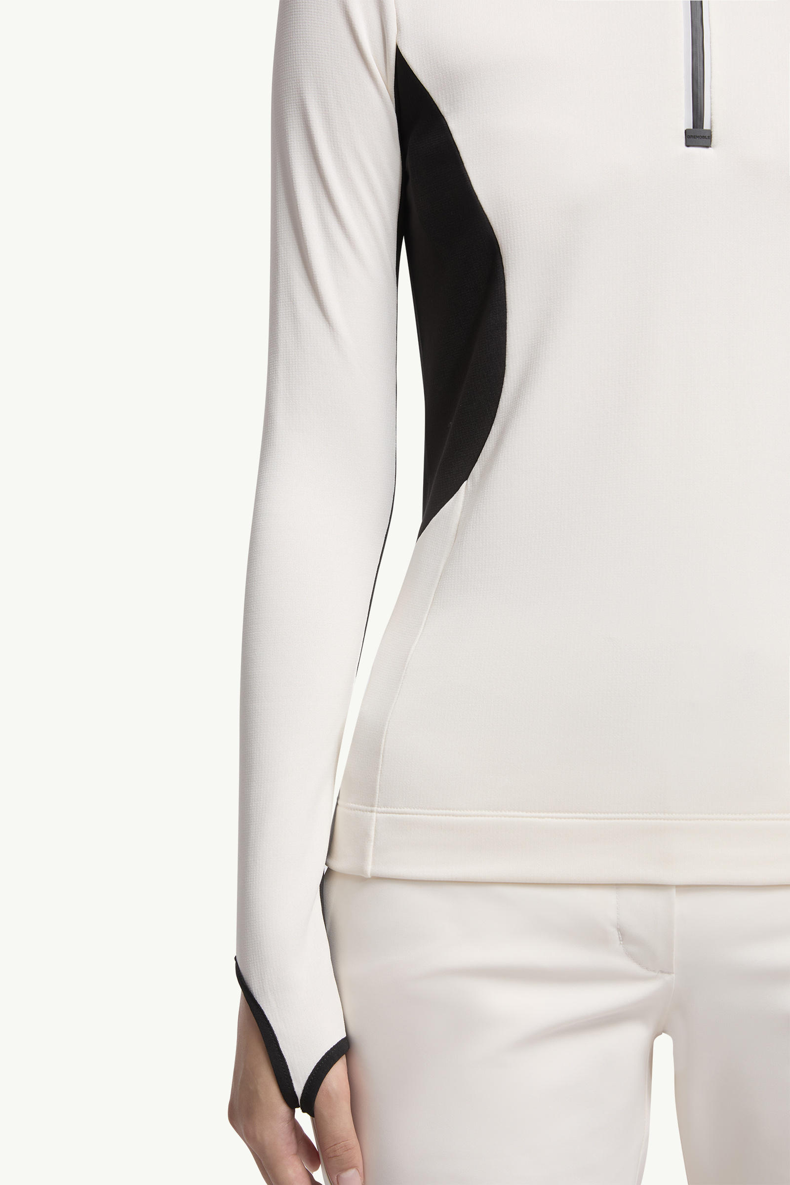 Polartec® Half-Zip Turtleneck Women White Moncler 5