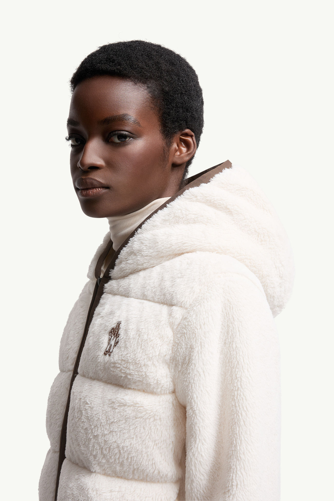 Polartec®夾層拉鏈連帽衫 女士 白色 Moncler 1