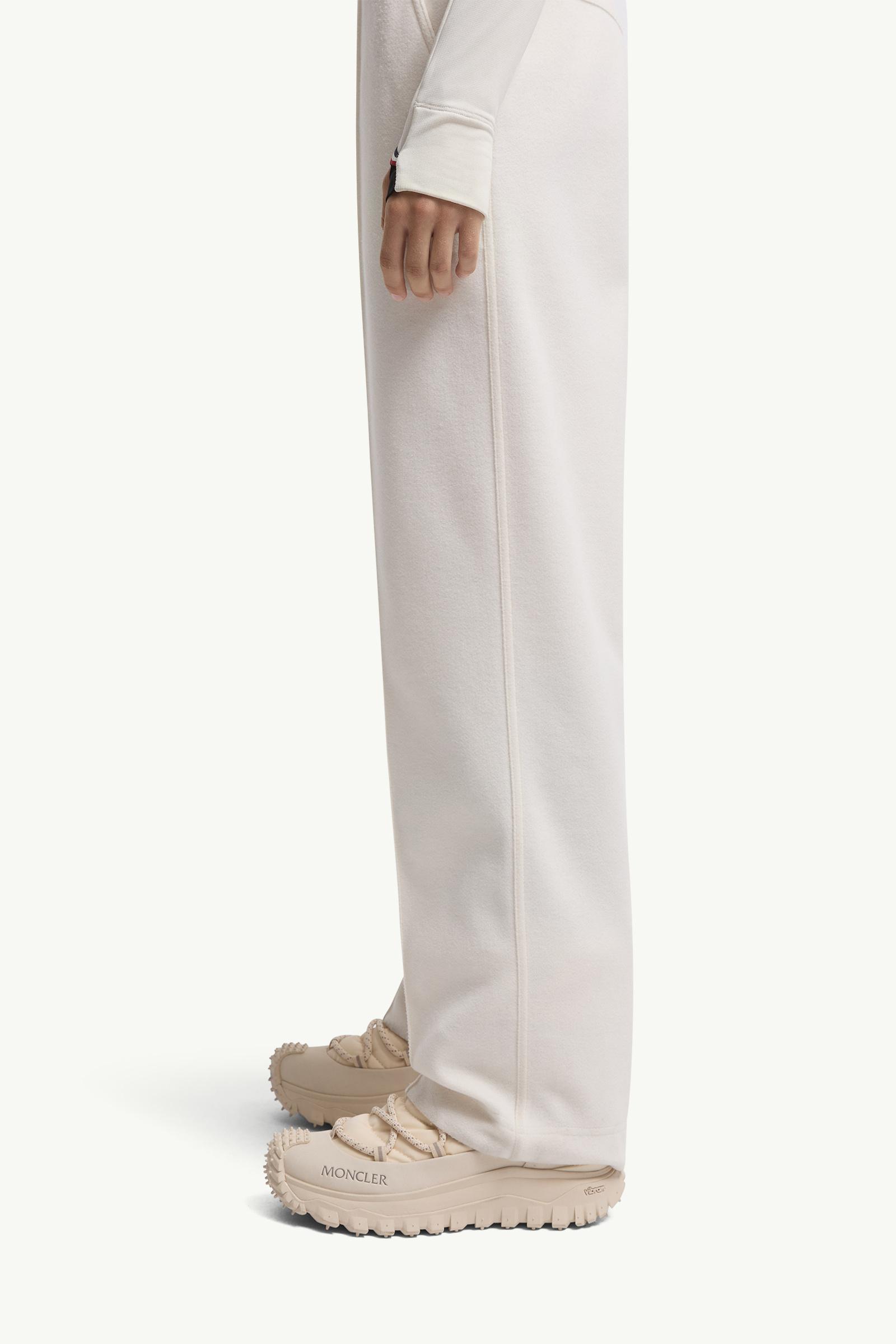 Logo Track Pants Women White Moncler 1