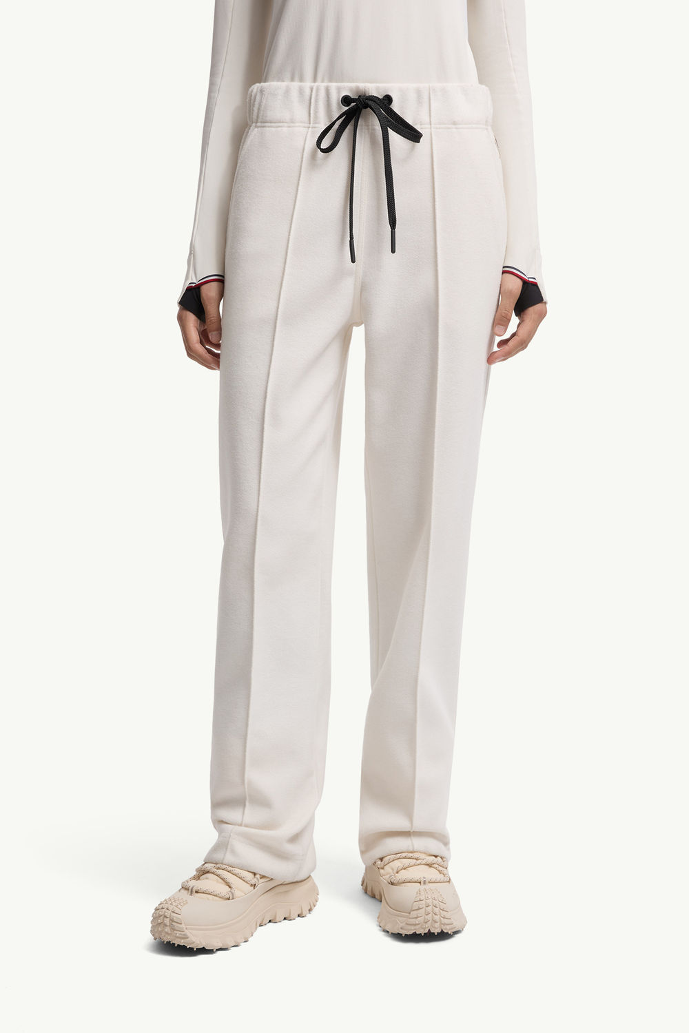 標誌裝飾運動褲 女士 白色 Moncler 3