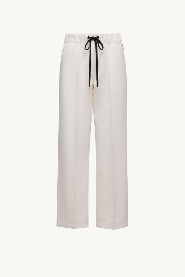 Logo Track Pants Women White Moncler 2