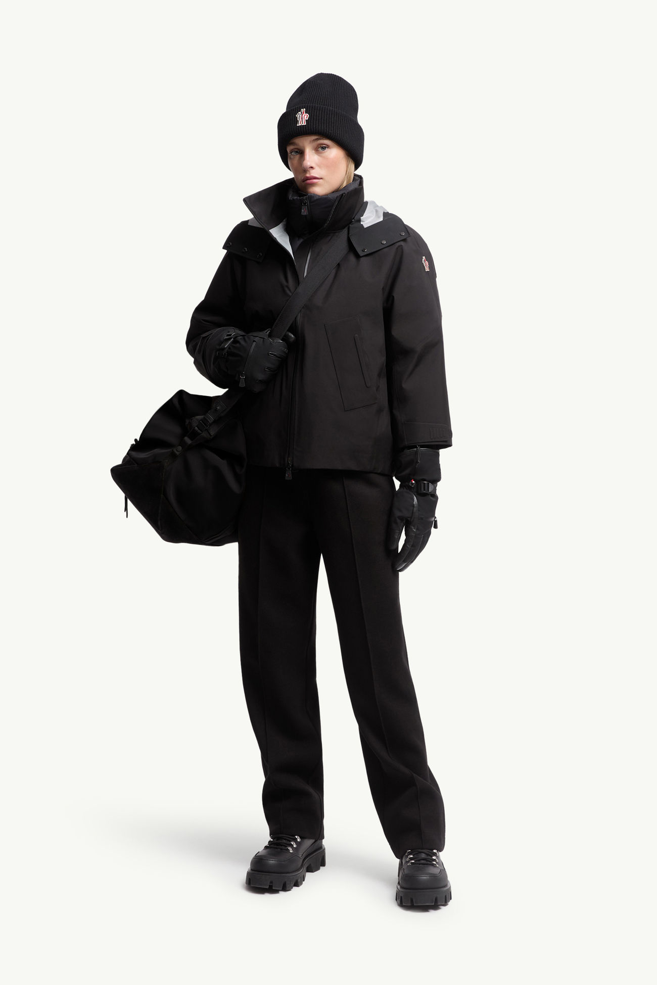 Jogginghose mit Logo Damen Schwarz Moncler 0