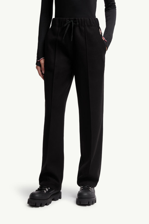 Logo Track Pants Women Black Moncler 3