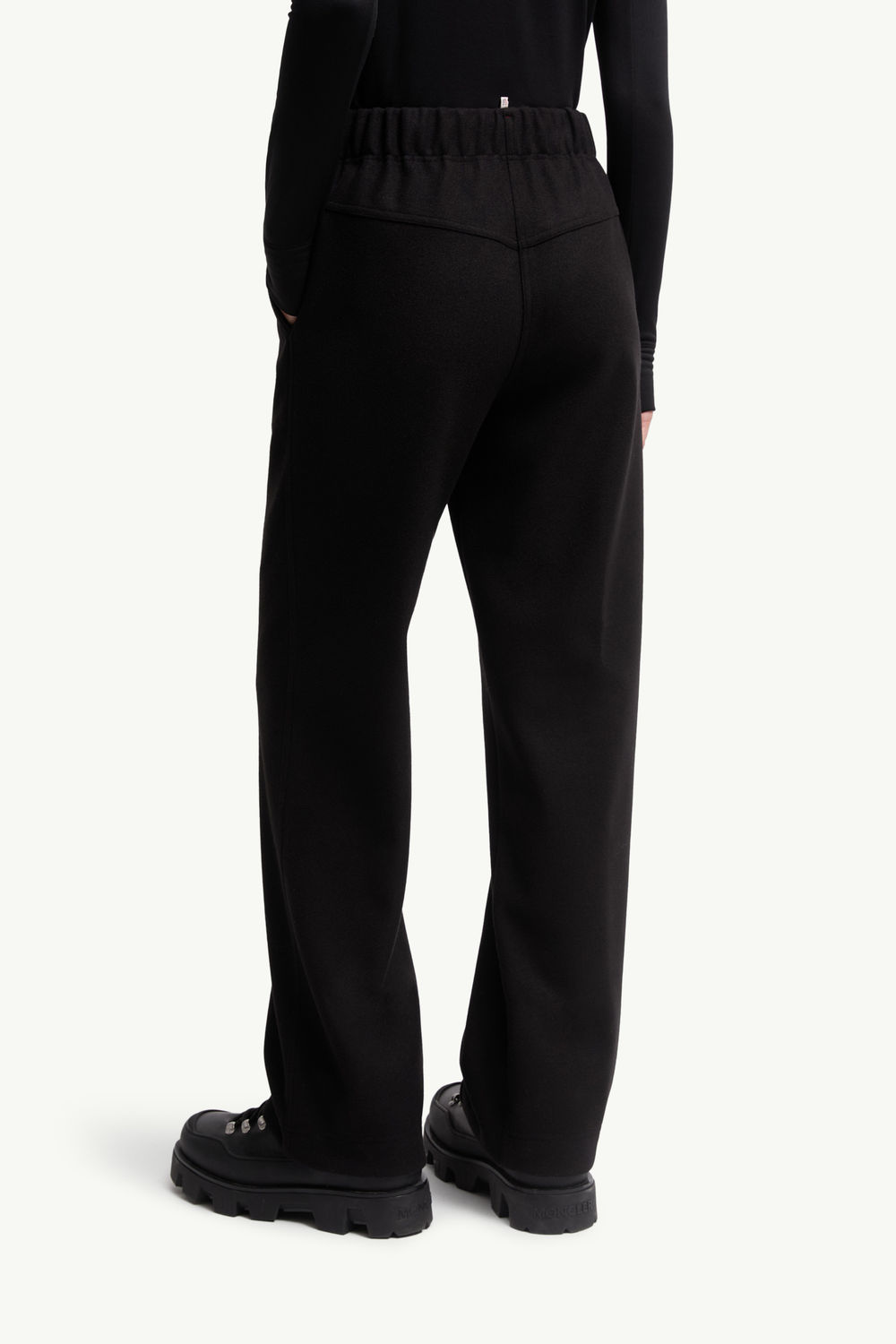 Logo Track Pants Women Black Moncler 4