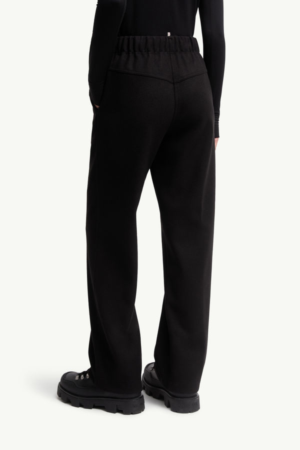 Logo Track Pants Women Black Moncler 4