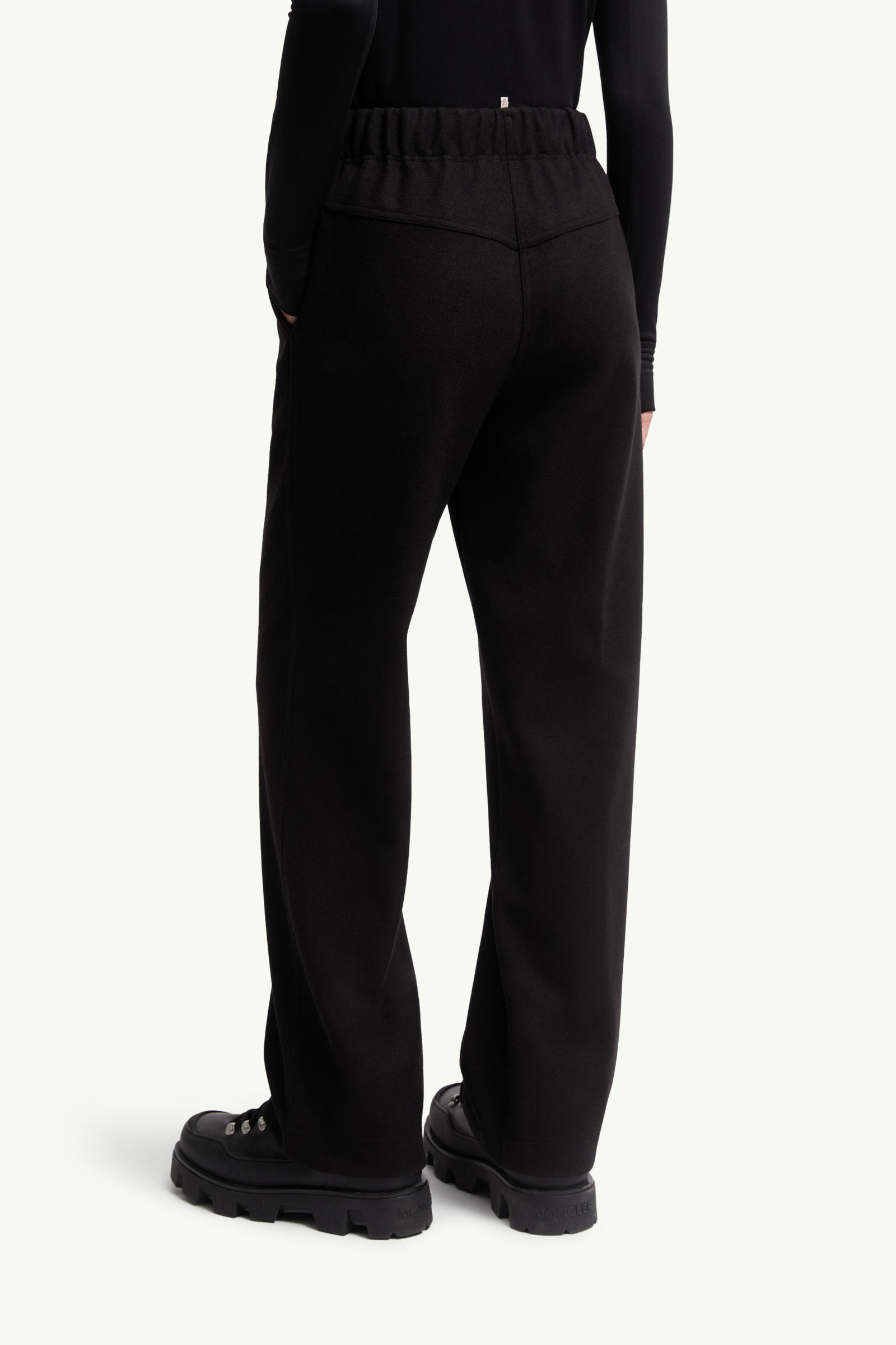 Logo Track Pants Women Black Moncler 4