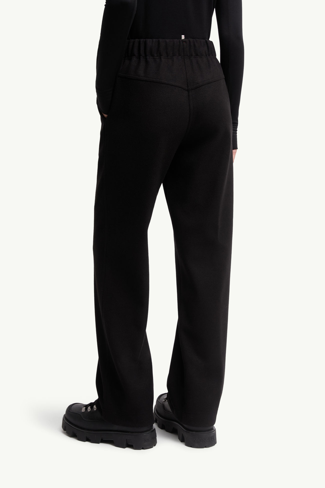 Pantaloni sportivi logati Donna Nero Moncler 4