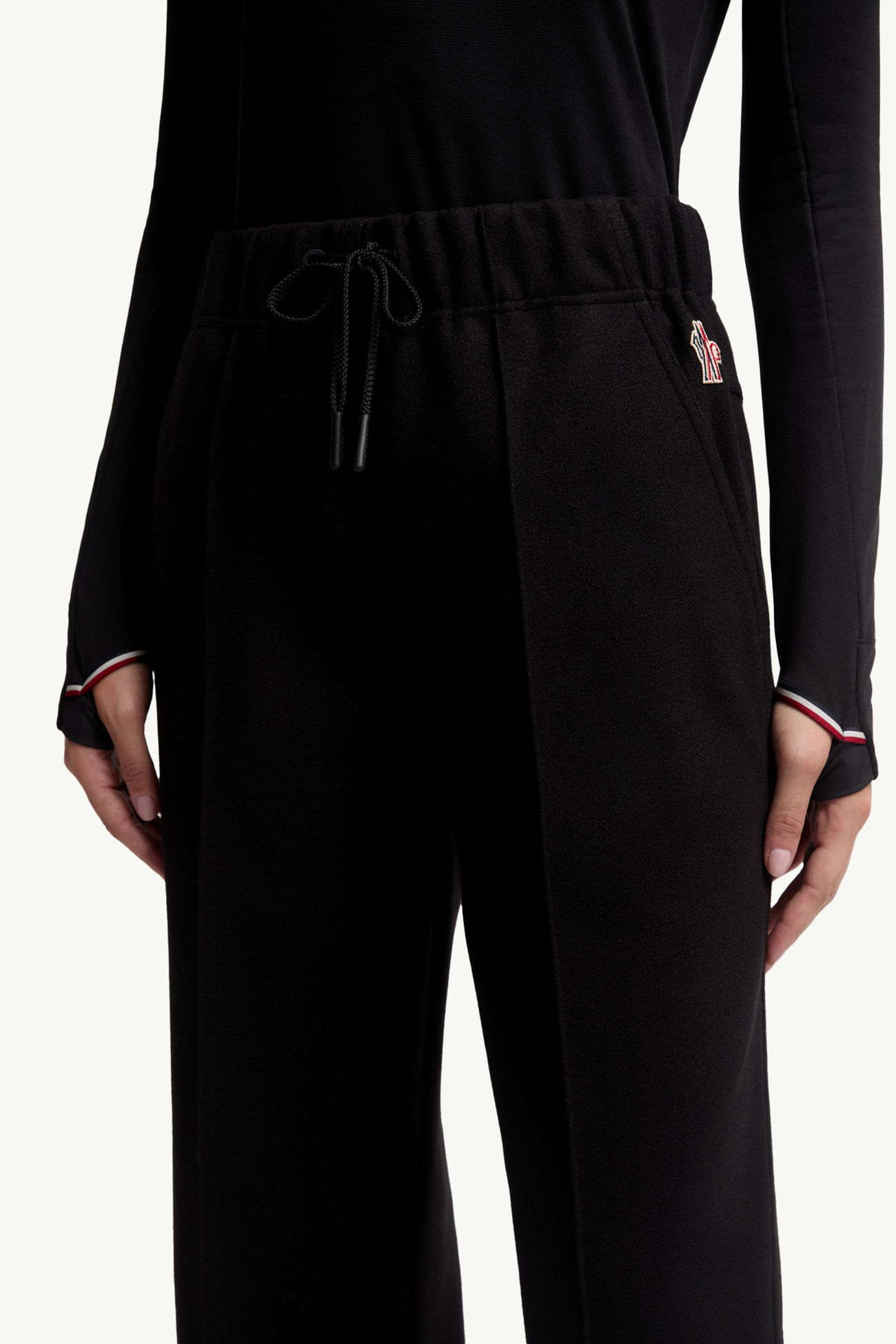 Jogginghose mit Logo Damen Schwarz Moncler 5