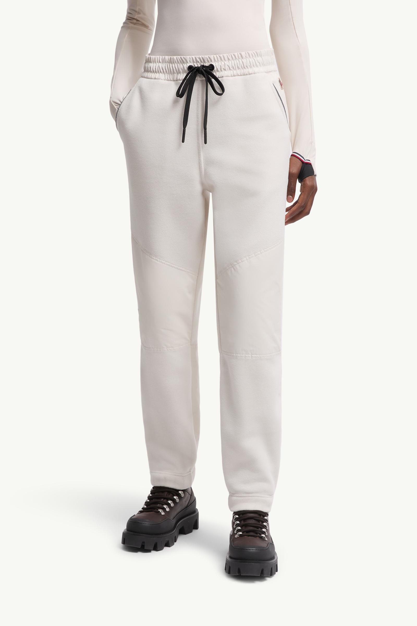 White Polartec® Track Pants - Trousers & Shorts for Women
