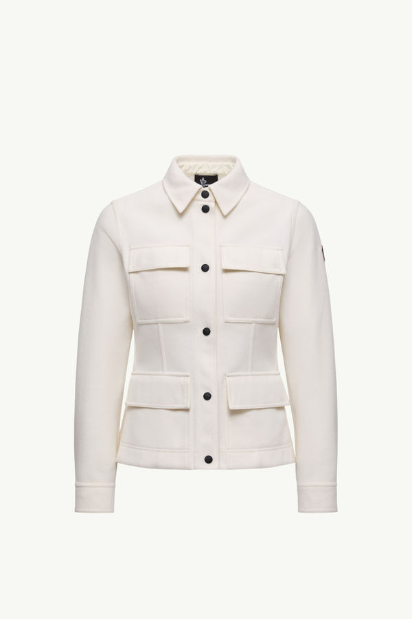 Langarmhemd aus Interlock Damen Weiß Moncler 2