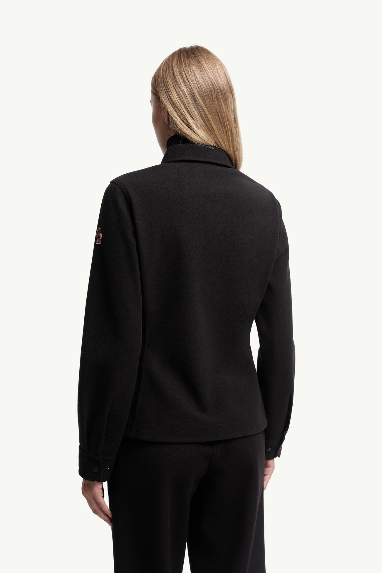 Langarmhemd aus Interlock Damen Schwarz Moncler 4
