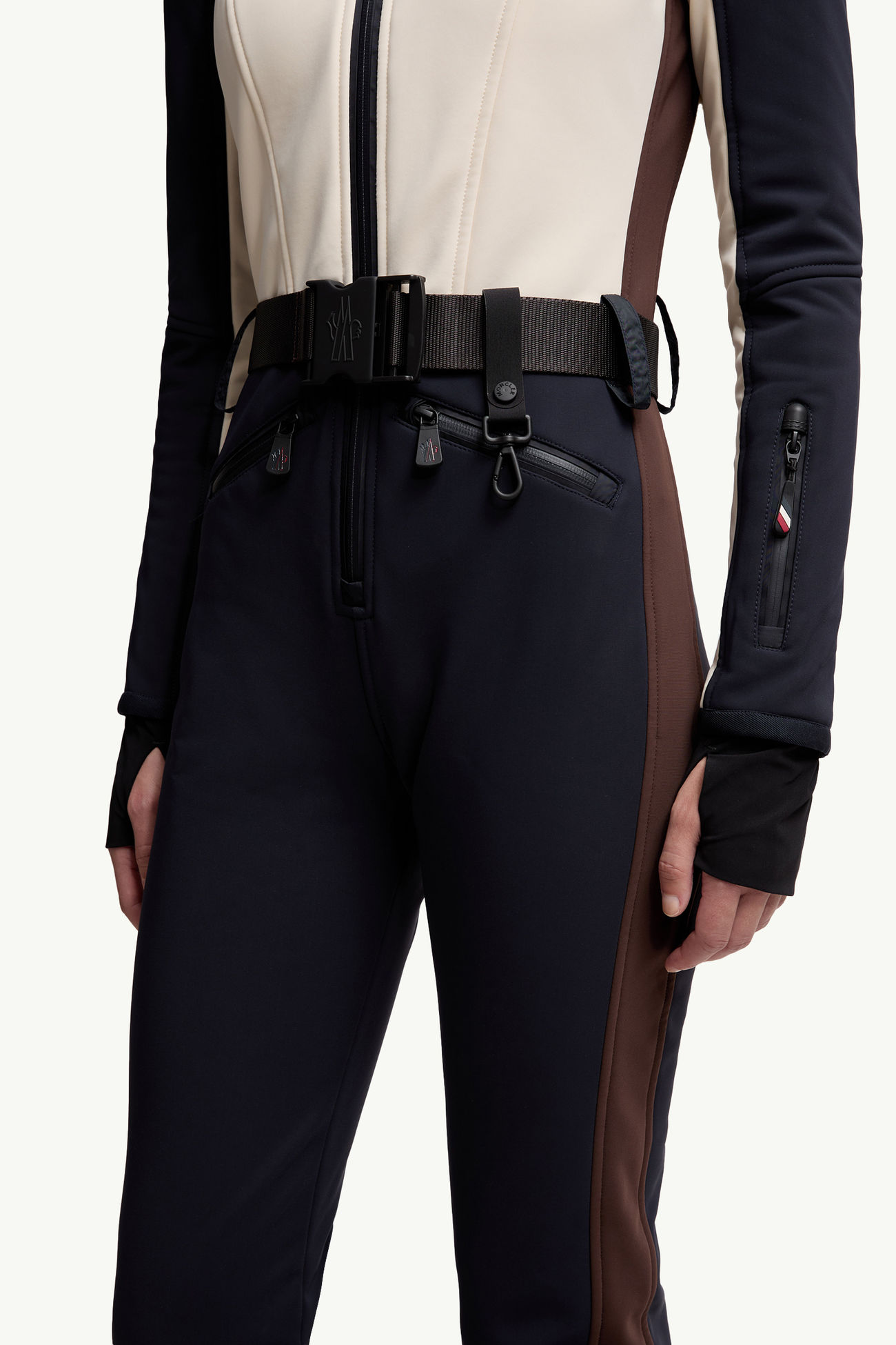 Combinaison de ski Femmes Bleu & Blanc Moncler 5