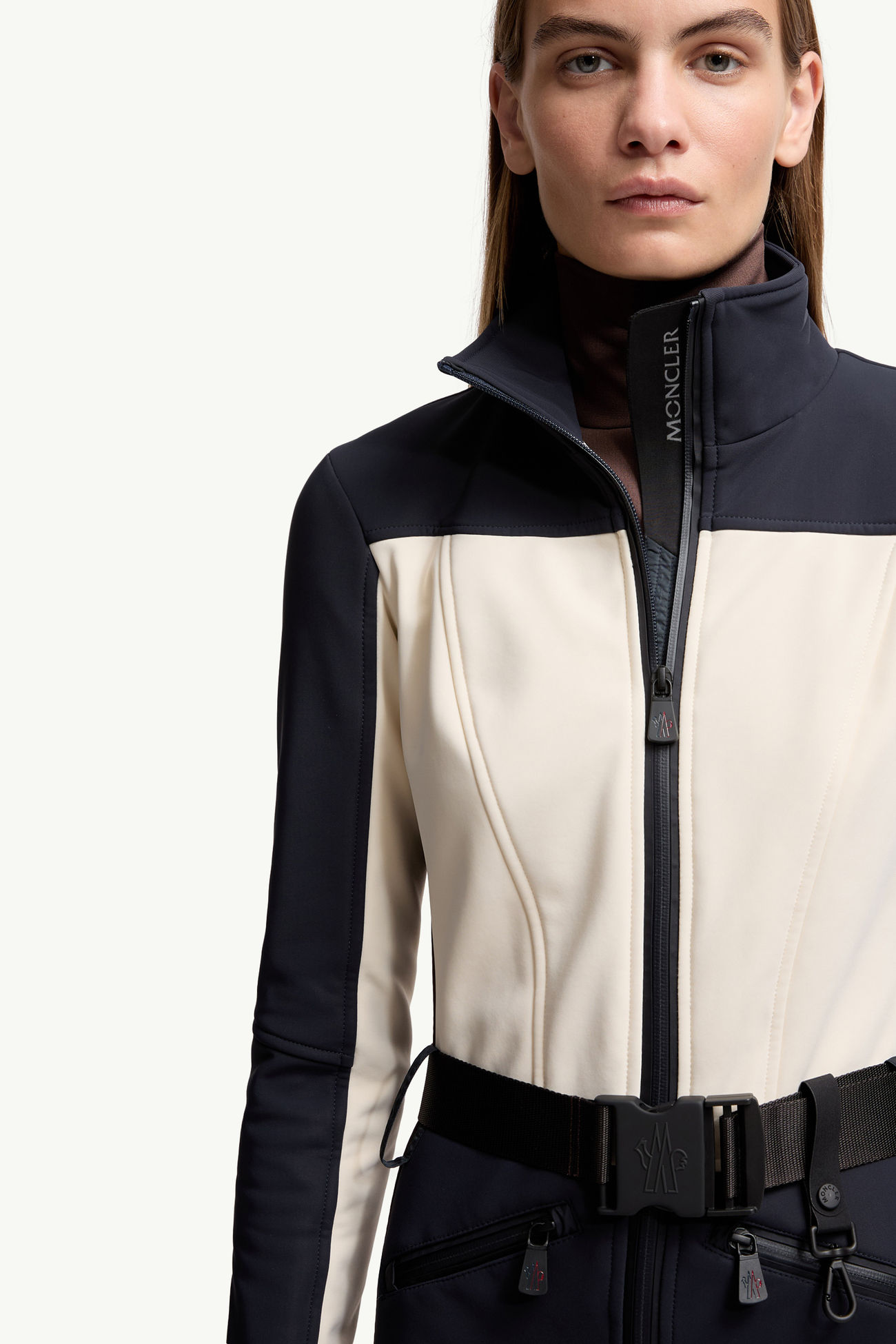 Mono de esquí Mujer Azul & Blanco Moncler 7