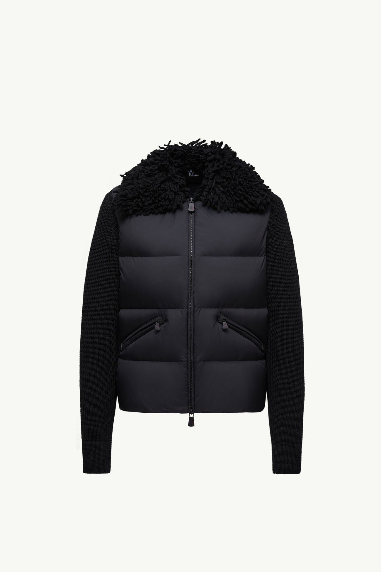 女士加衬羊毛拉链开衫 女士 黑色 Moncler 2