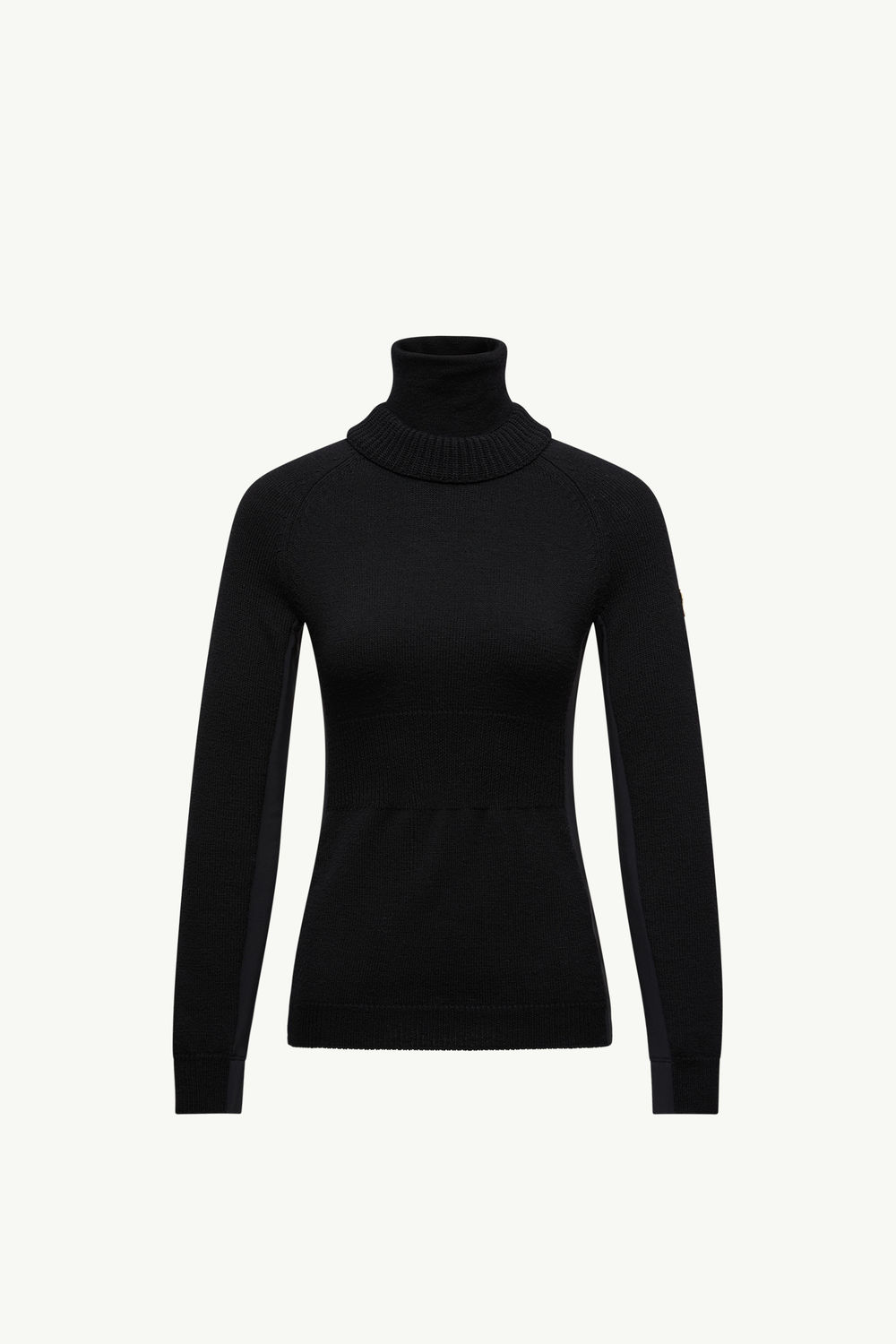 Wool Turtleneck Jumper Women Black Moncler 2