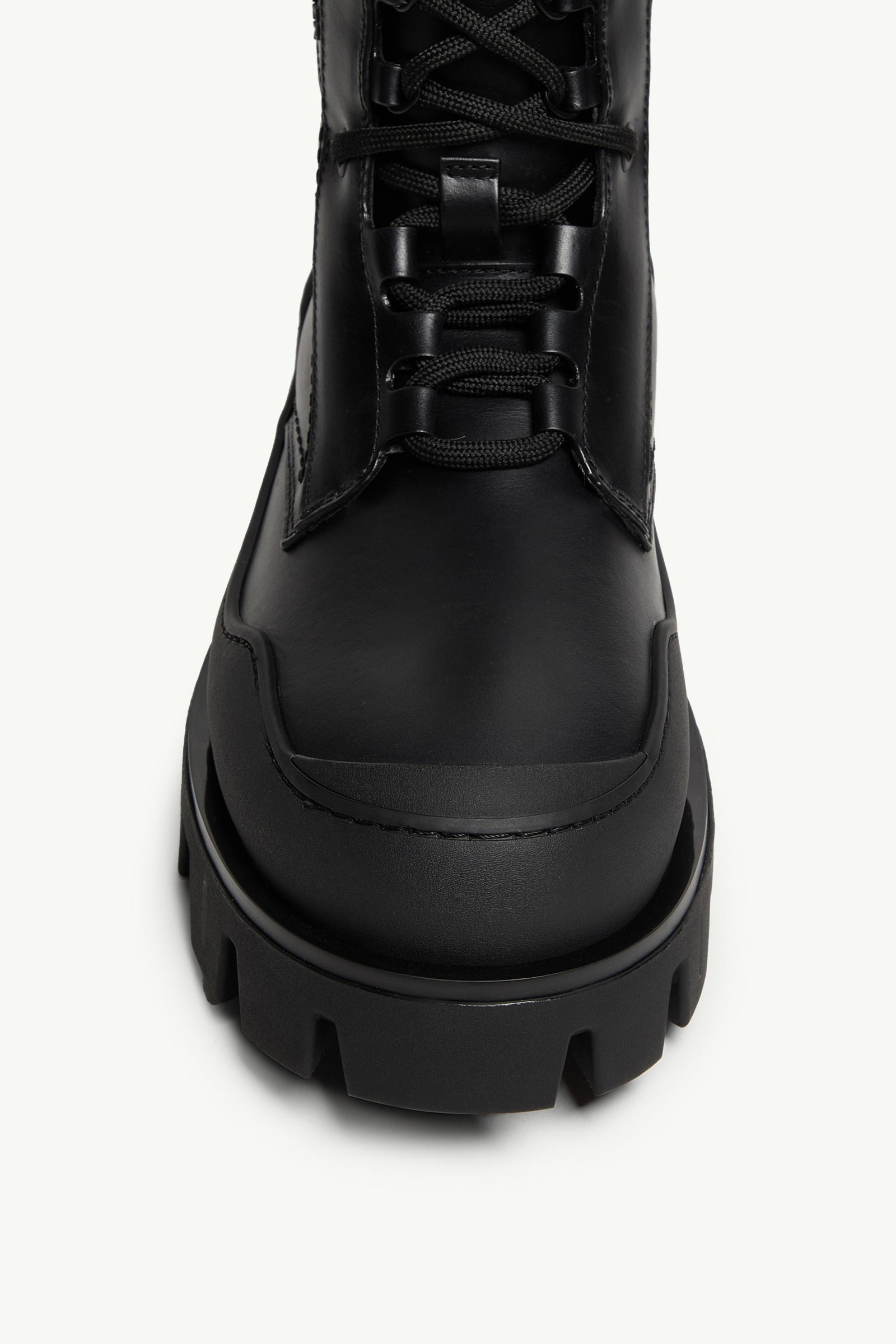 Peak Path 가죽 레이스업 부츠 남성 블랙 Moncler 2