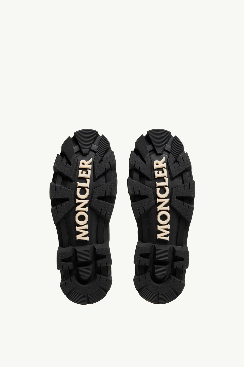 Peak Path Leather Lace-Up Boots Men Black Moncler 5