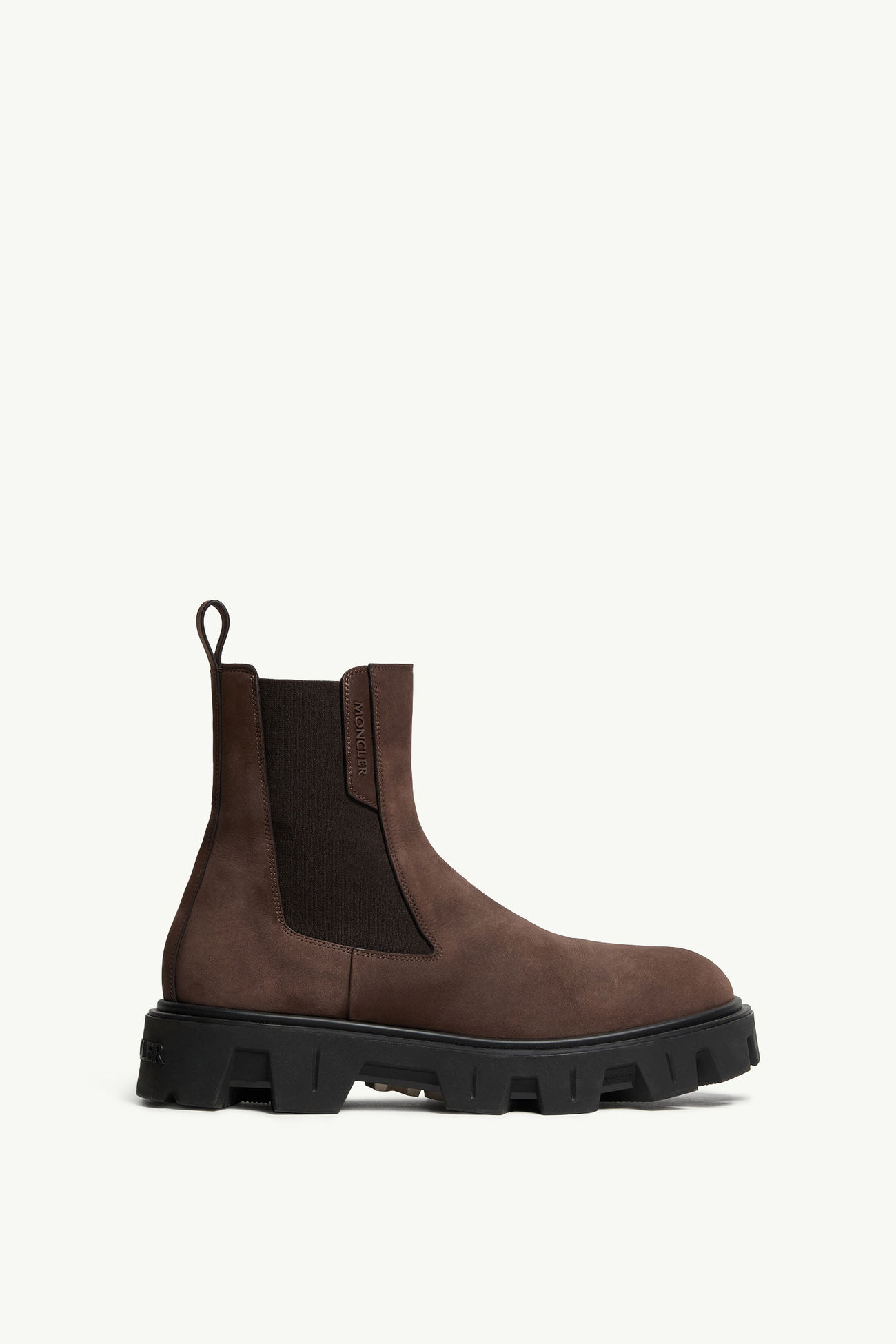 Peak City Chelsea-Stiefel aus Nubuk Herren Braun Moncler 0