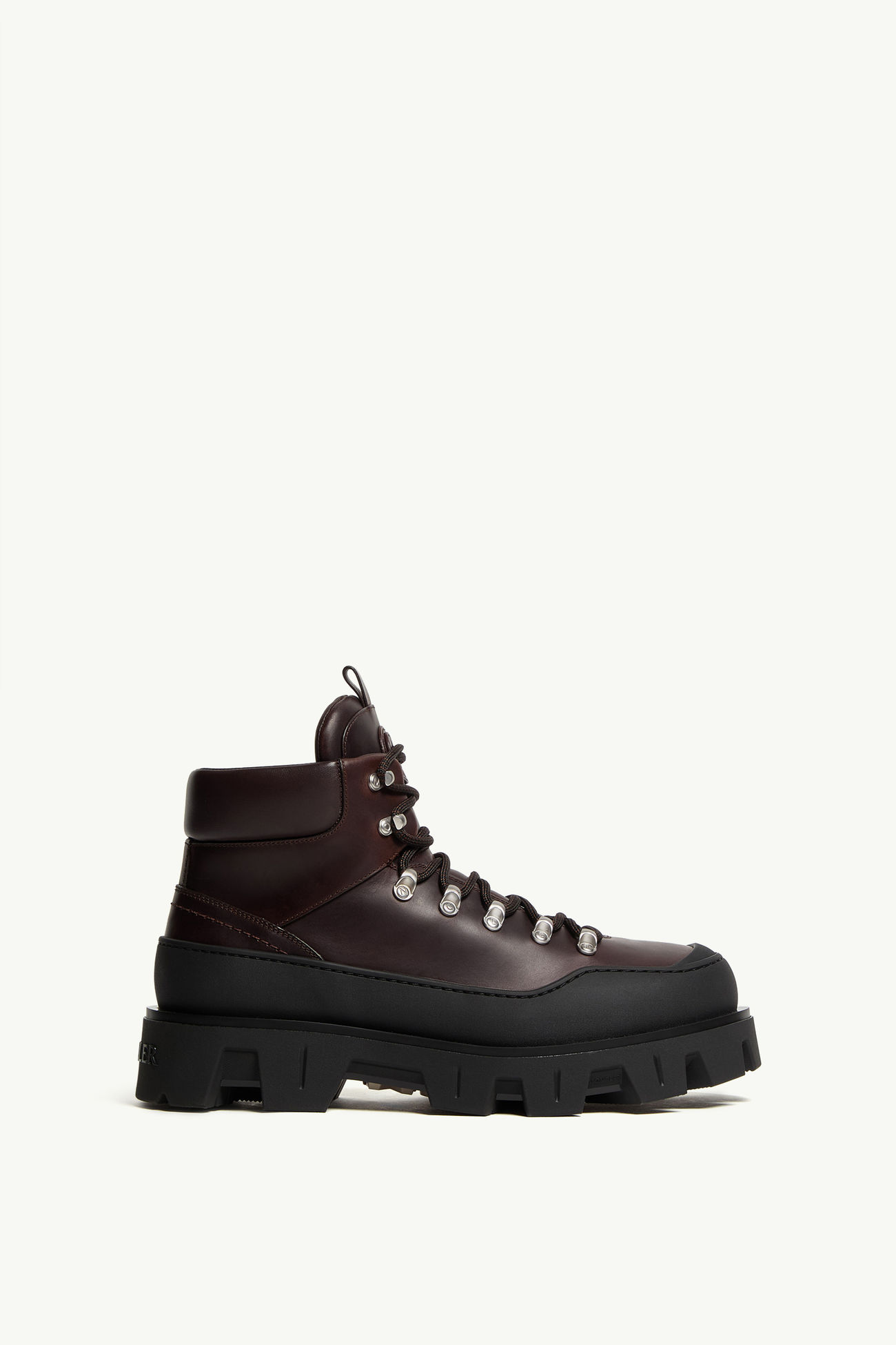 Peak Trek Stiefeletten aus Leder Herren Braun Moncler 0