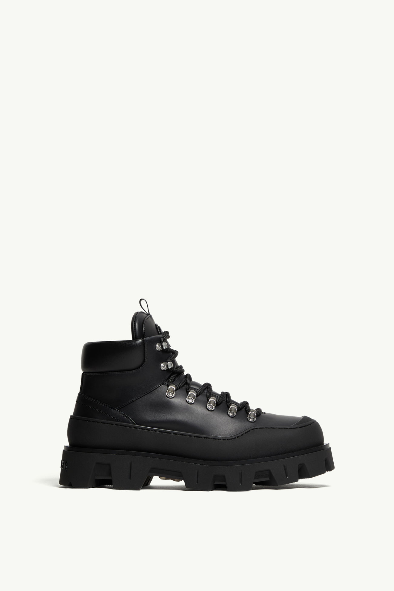 Peak Trek Stiefeletten aus Leder Herren Schwarz Moncler 0