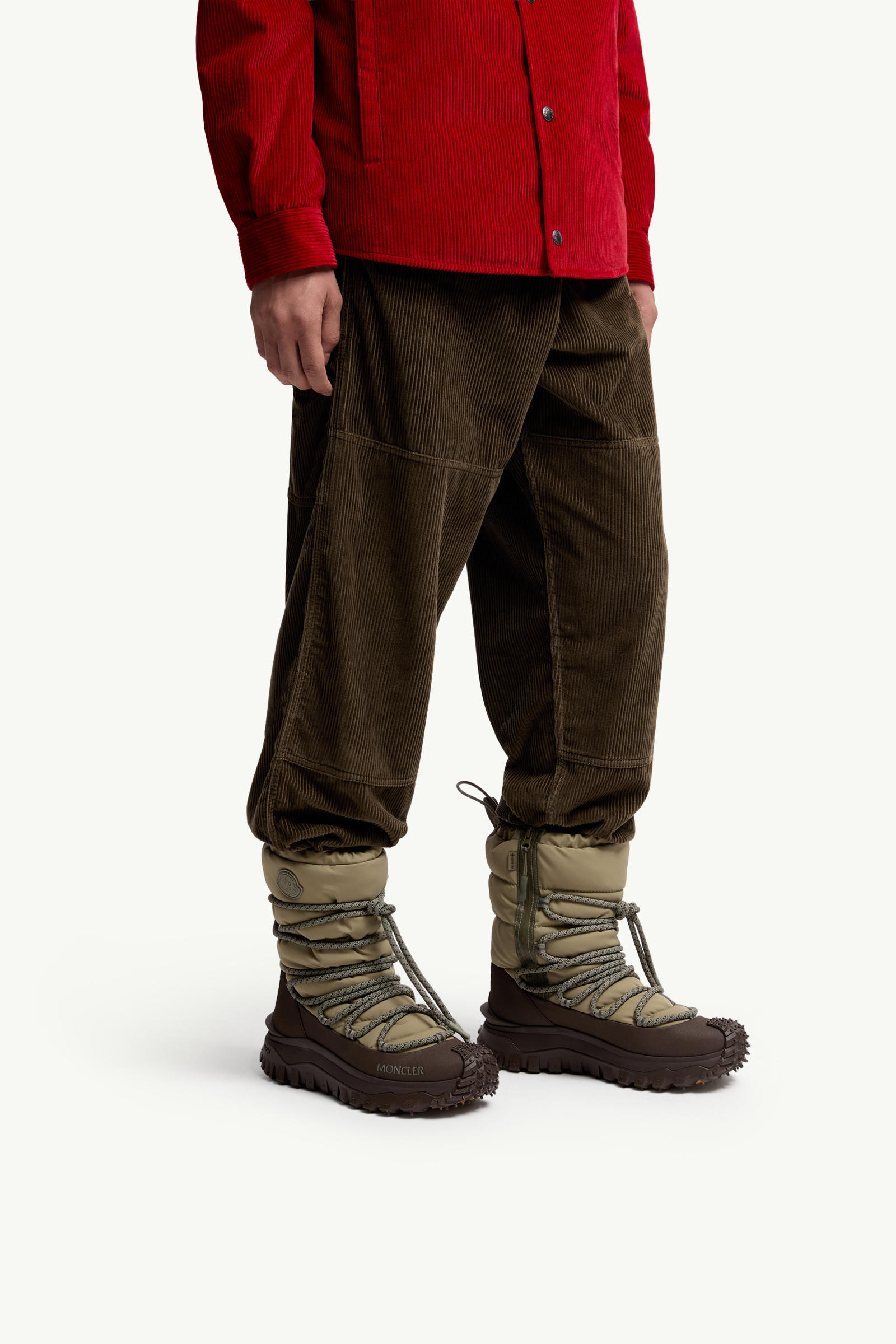 Trailgrip GTX Lace-Up Boots Men Beige Moncler 1