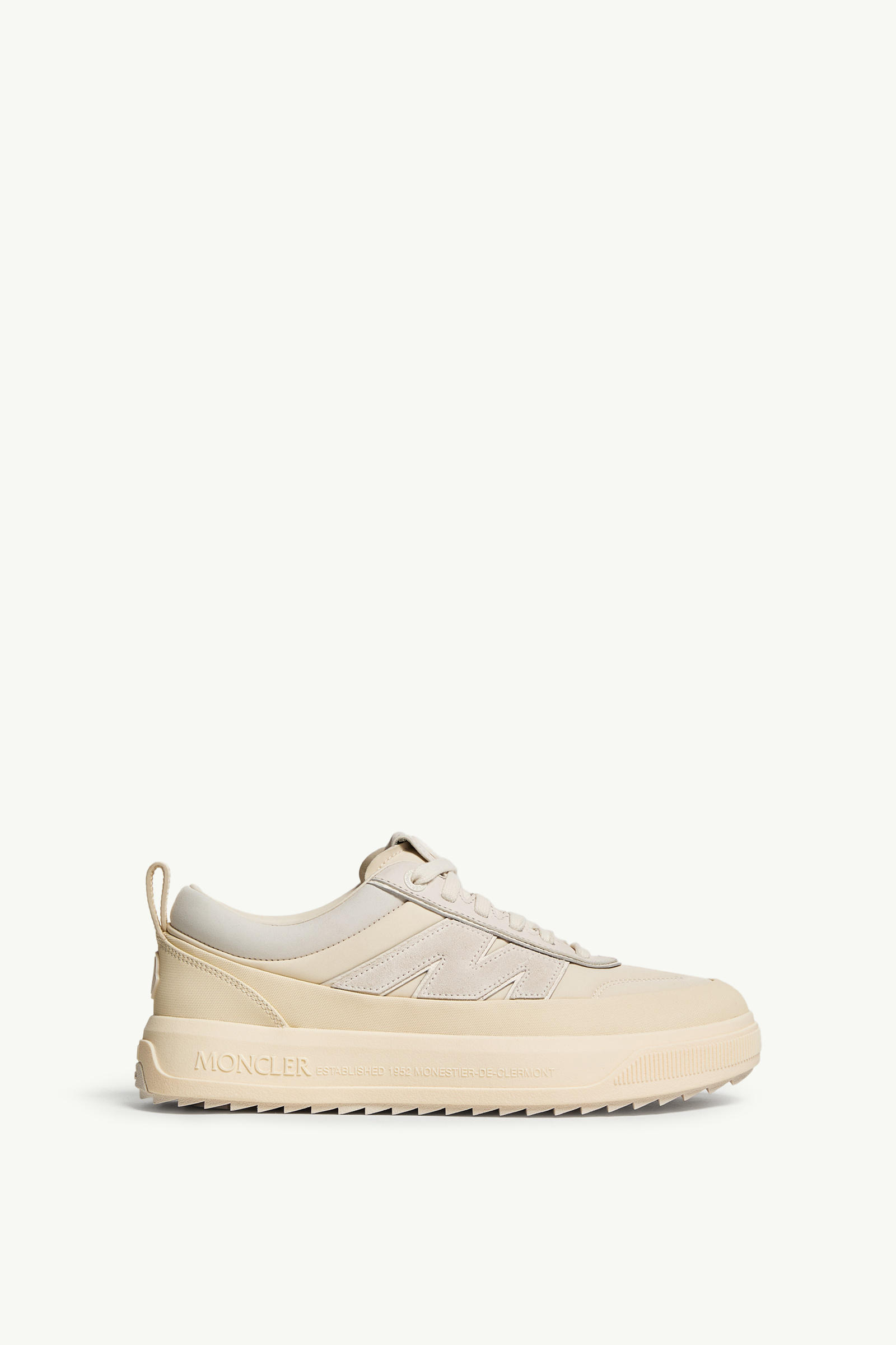 Moncler Altive Nubuck & Suede Trainers Men Light Beige Moncler 0