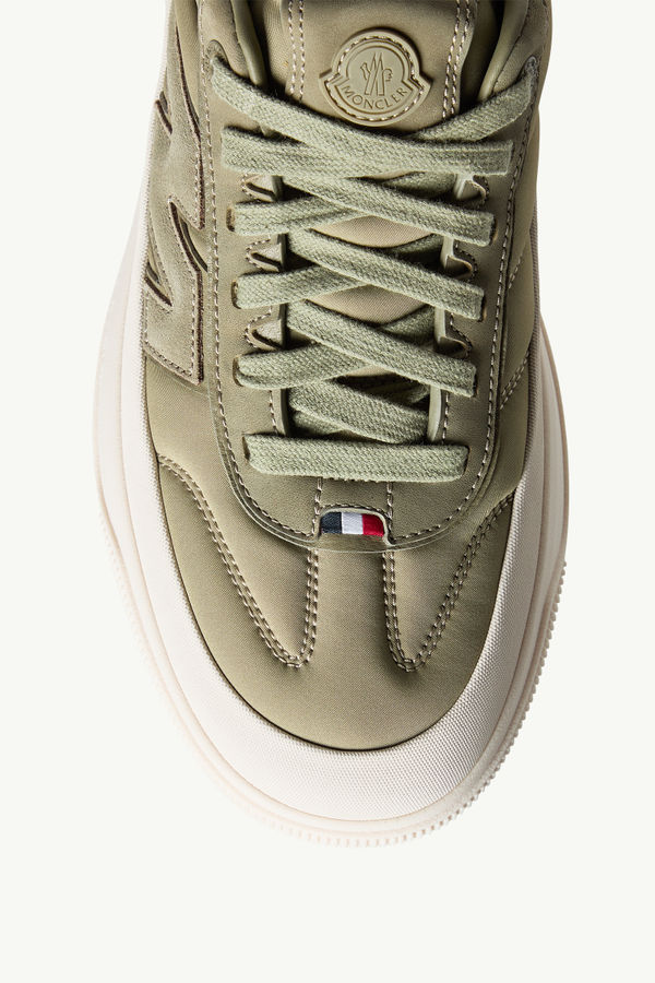 Moncler Altive Sneaker aus Nubuk und Wildleder Herren Salbeigrün Moncler 2