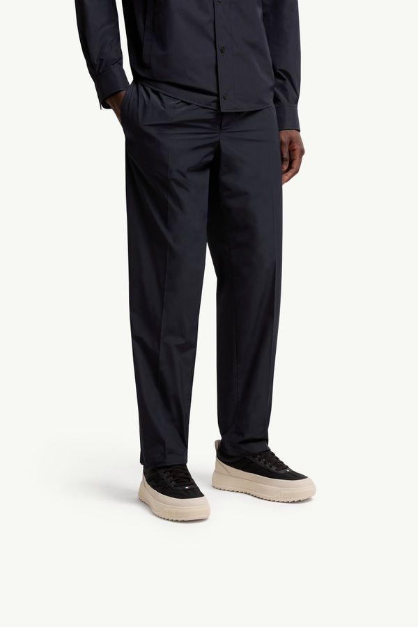 Sneakers en nubuck et daim Moncler Altive Hommes Noir Moncler 1