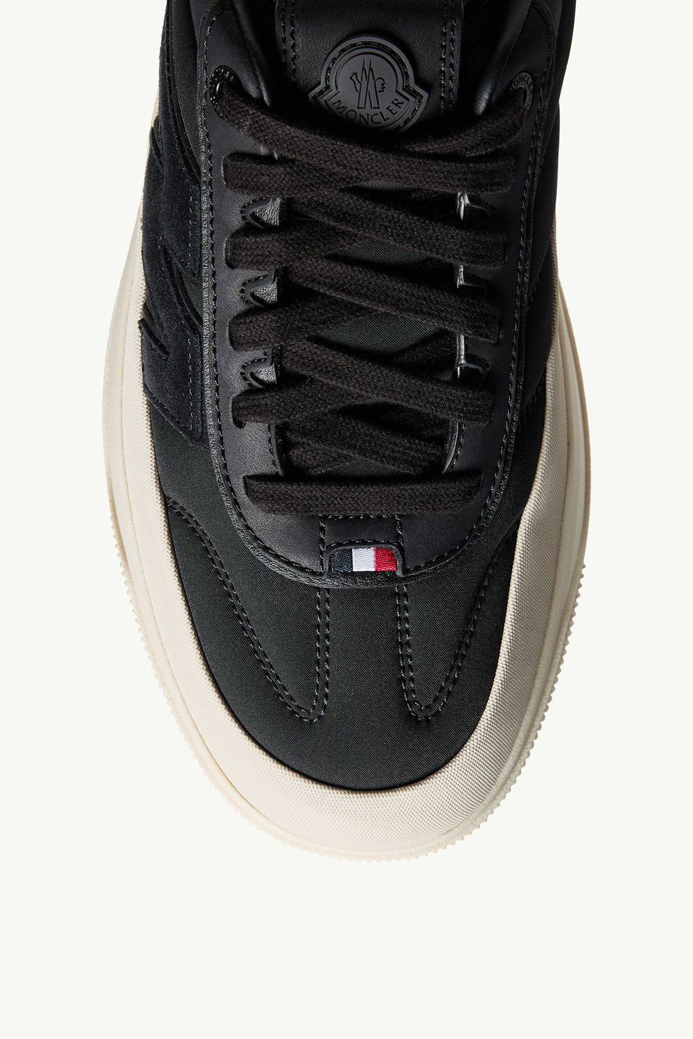 Moncler Altive Nubuck & Suede Sneakers Men Black Moncler 2