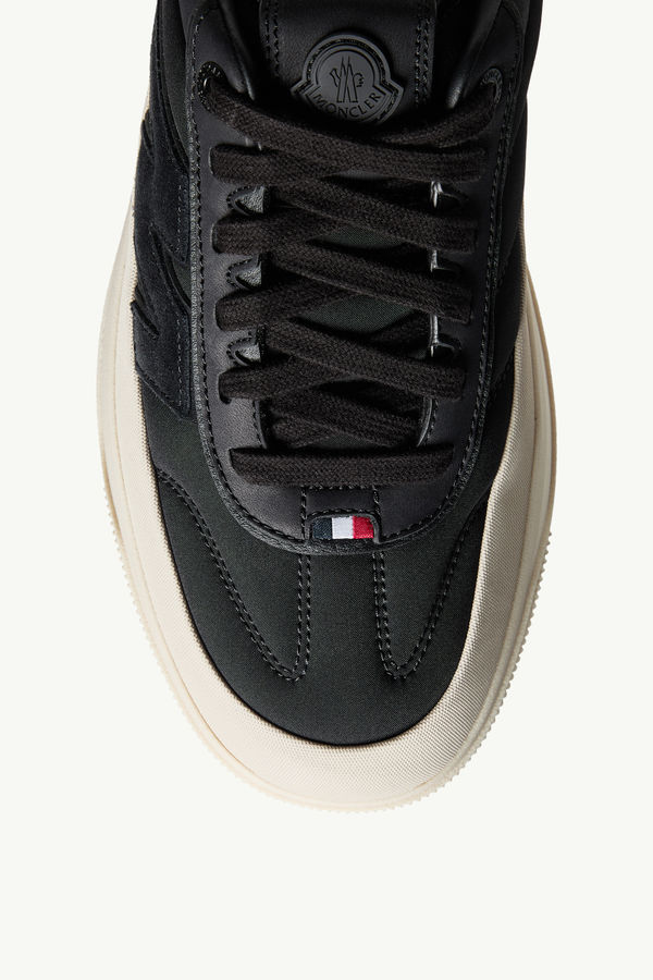 Sneaker in pelle scamosciata e nabuk Moncler Altive Uomo Nero Moncler 2