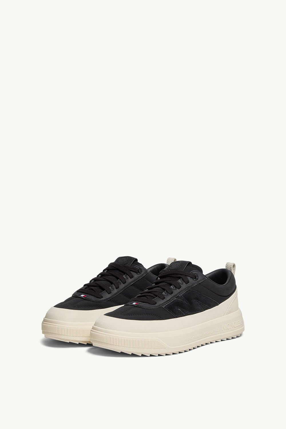 Moncler Altive Nubuck & Suede Sneakers Men Black Moncler 3
