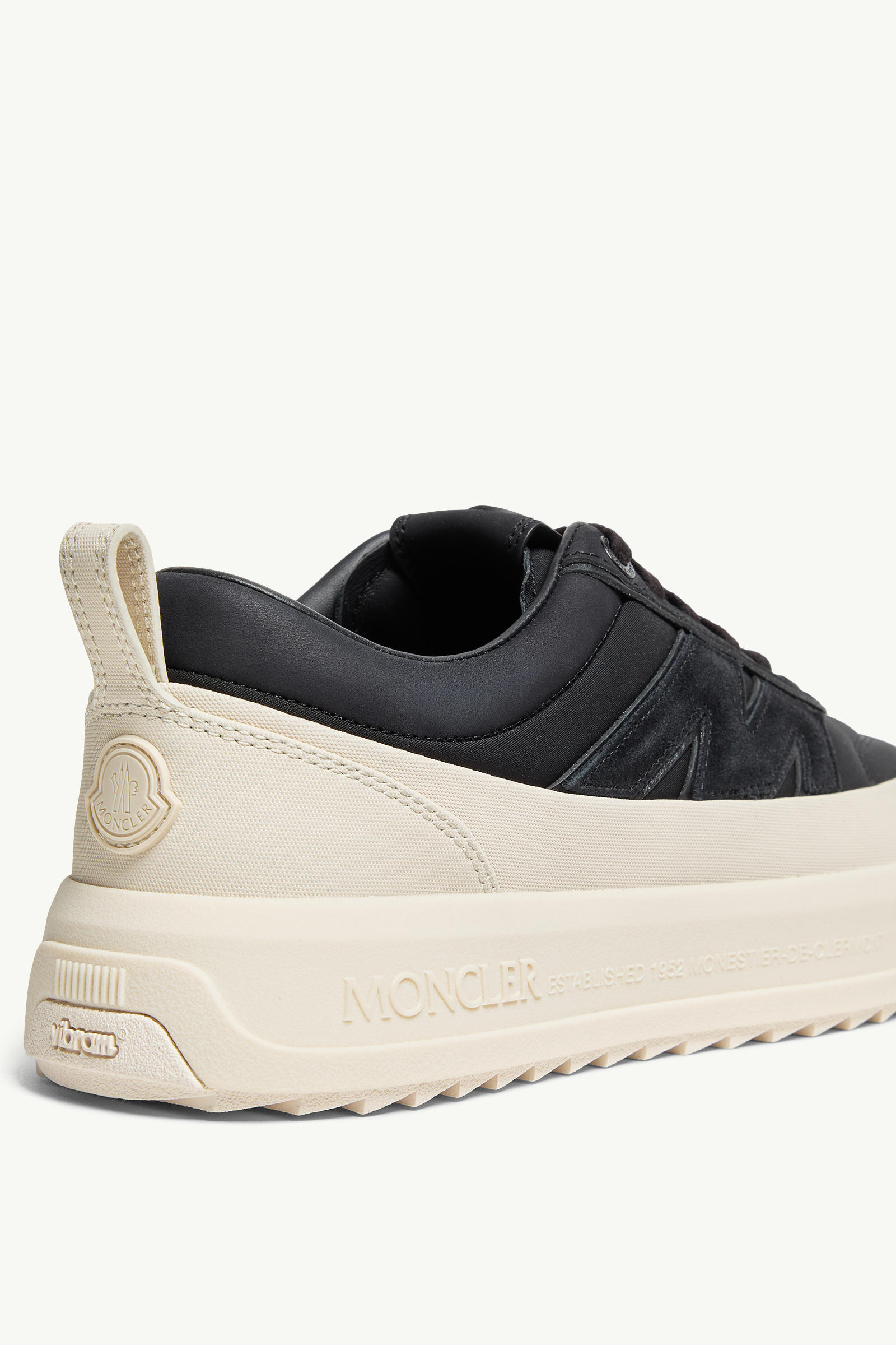 Moncler Altive Nubuck & Suede Trainers Men Black Moncler 7