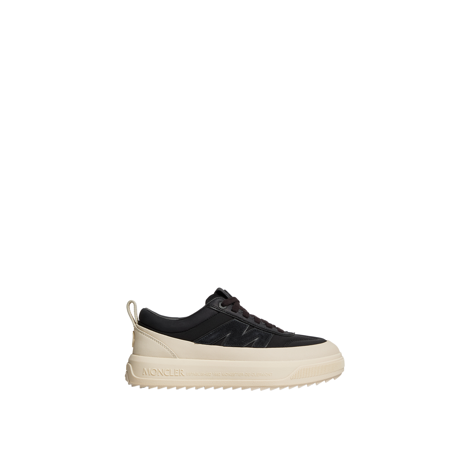 Moncler   Altive Nubuck & Suede Trainers for Men in Black, Size: 42