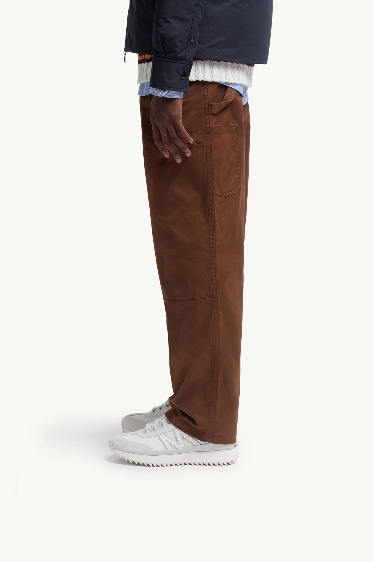 Pacey2 Suede & Nubuck Sneakers Men White Moncler 1