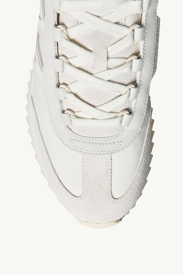 Pacey2 Suede & Nubuck Trainers Men White Moncler 2
