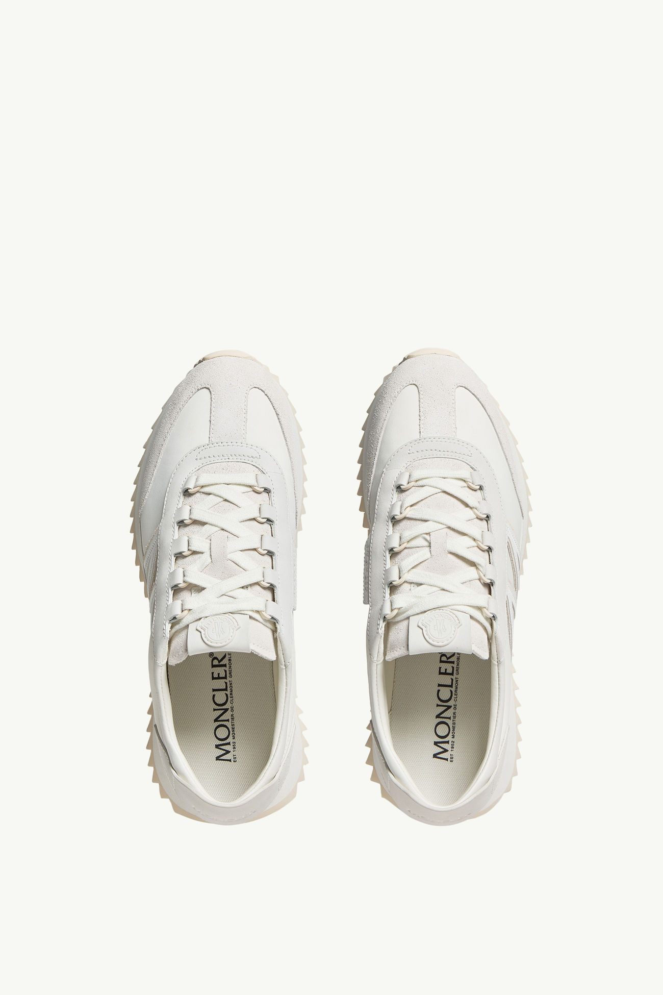 Pacey2 Suede & Nubuck Sneakers Men White Moncler 5
