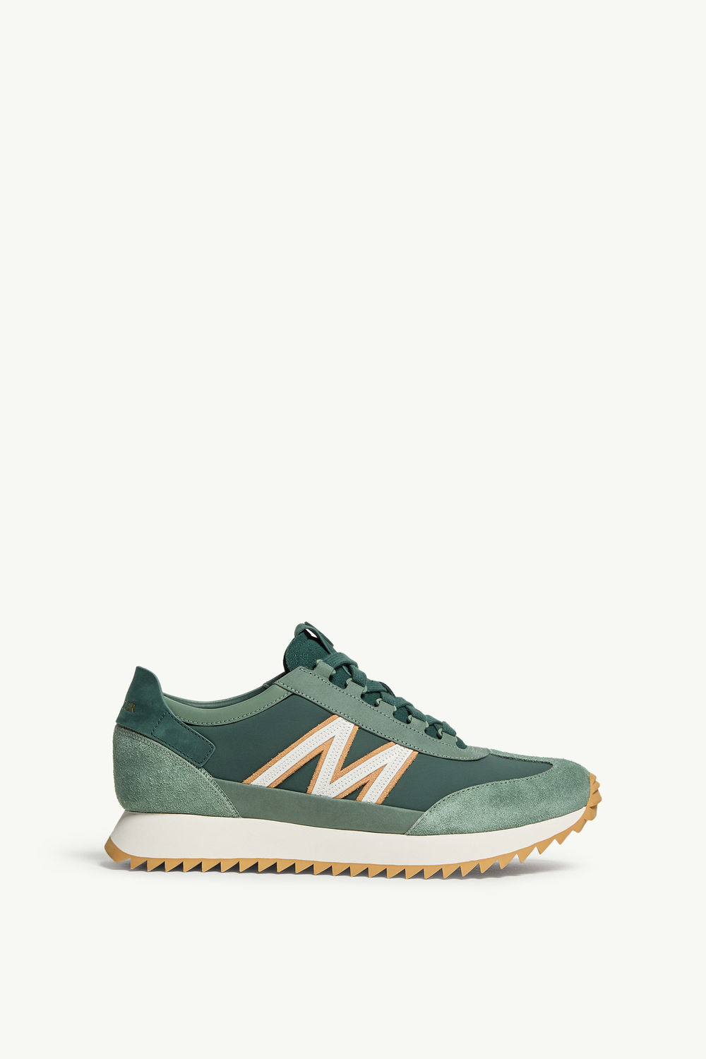 Pacey2 Suede & Nubuck Trainers Men Green Moncler 0