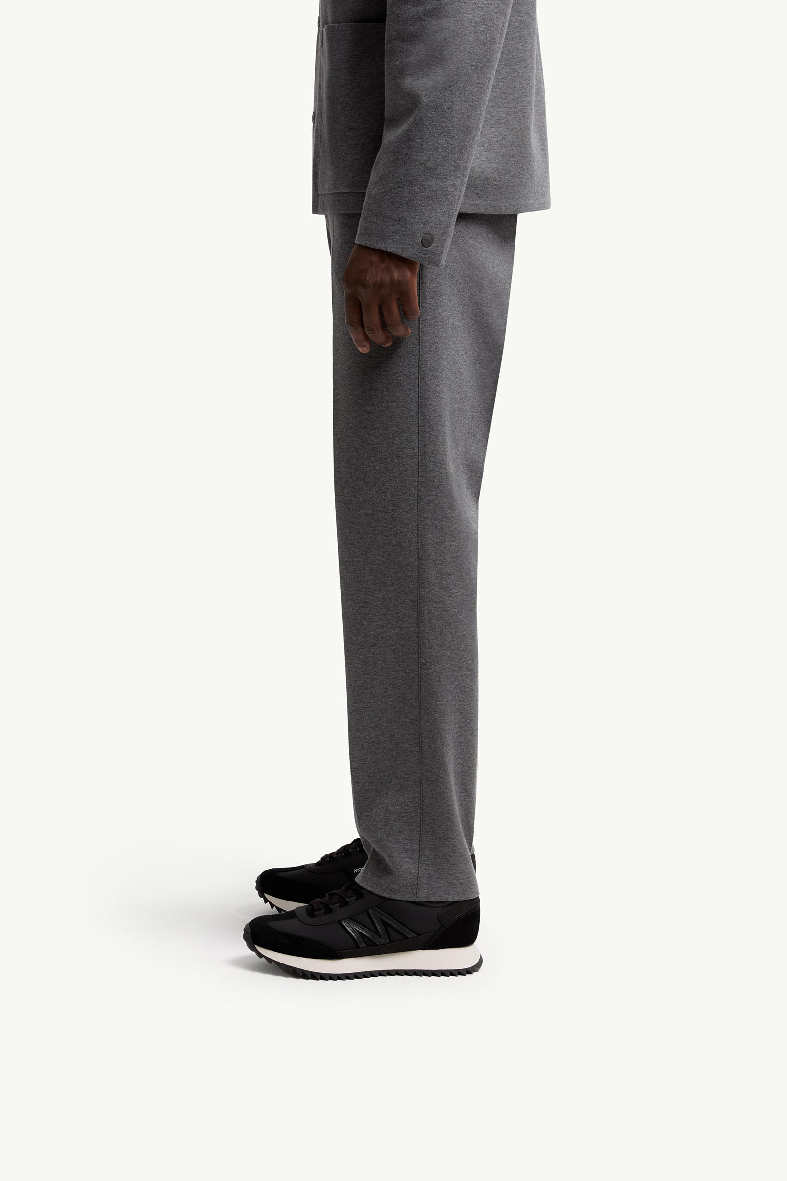 Sneakers Pacey2 en daim et nubuck Hommes Noir Moncler 1