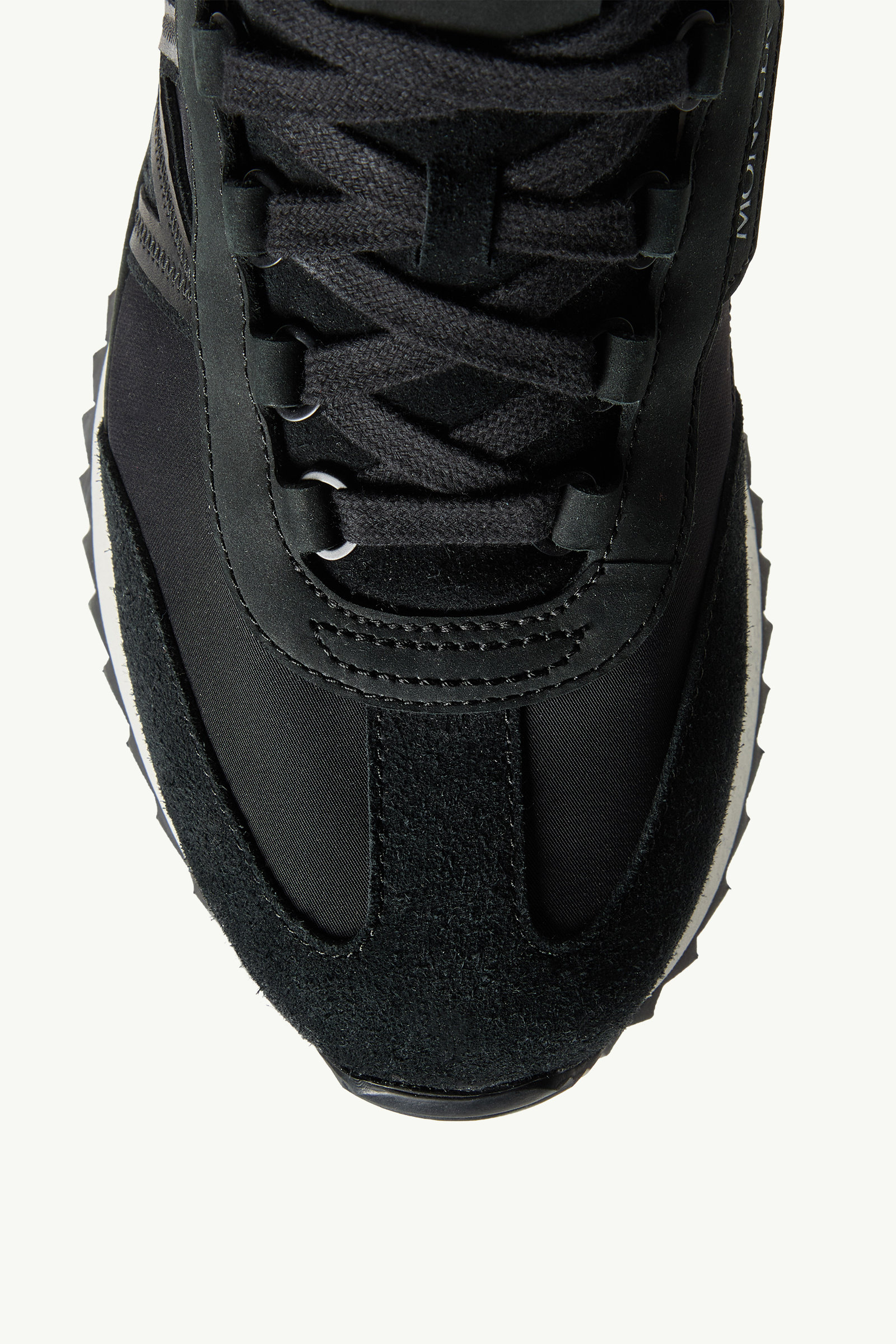 Pacey2 Suede & Nubuck Sneakers Men Black Moncler 2