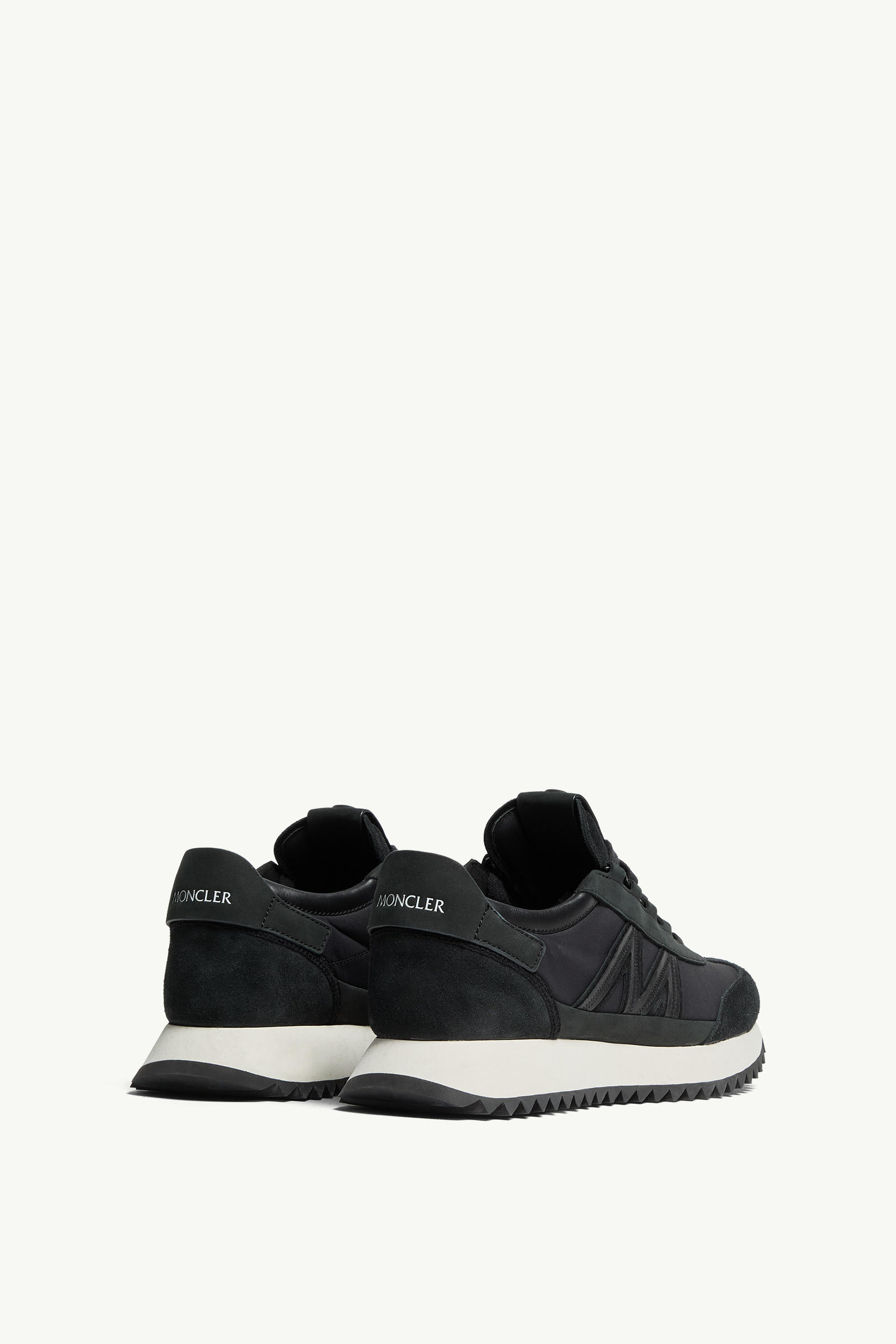 Pacey2 Suede & Nubuck Sneakers Men Black Moncler 4