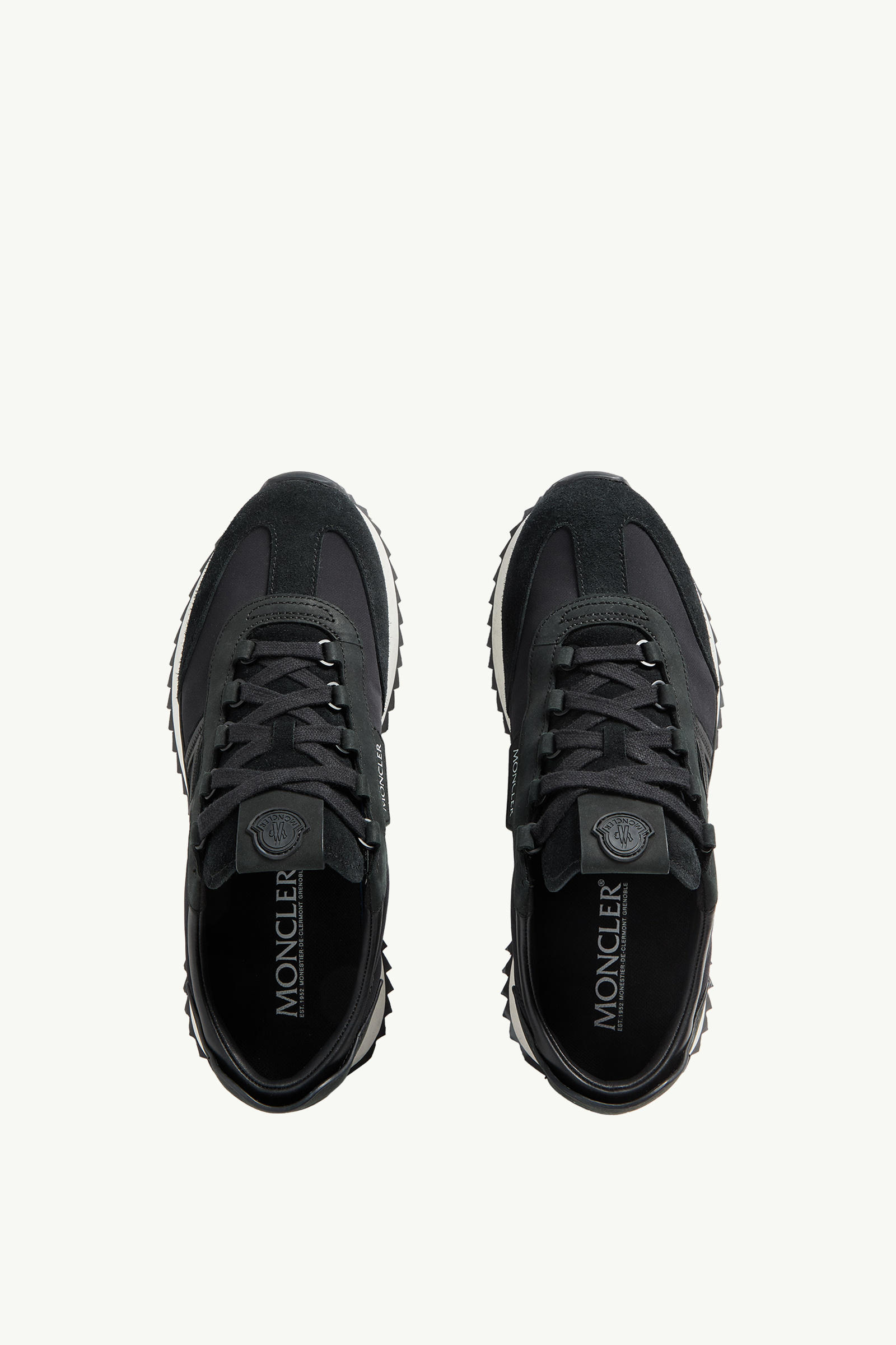 Pacey2 Suede & Nubuck Sneakers Men Black Moncler 5
