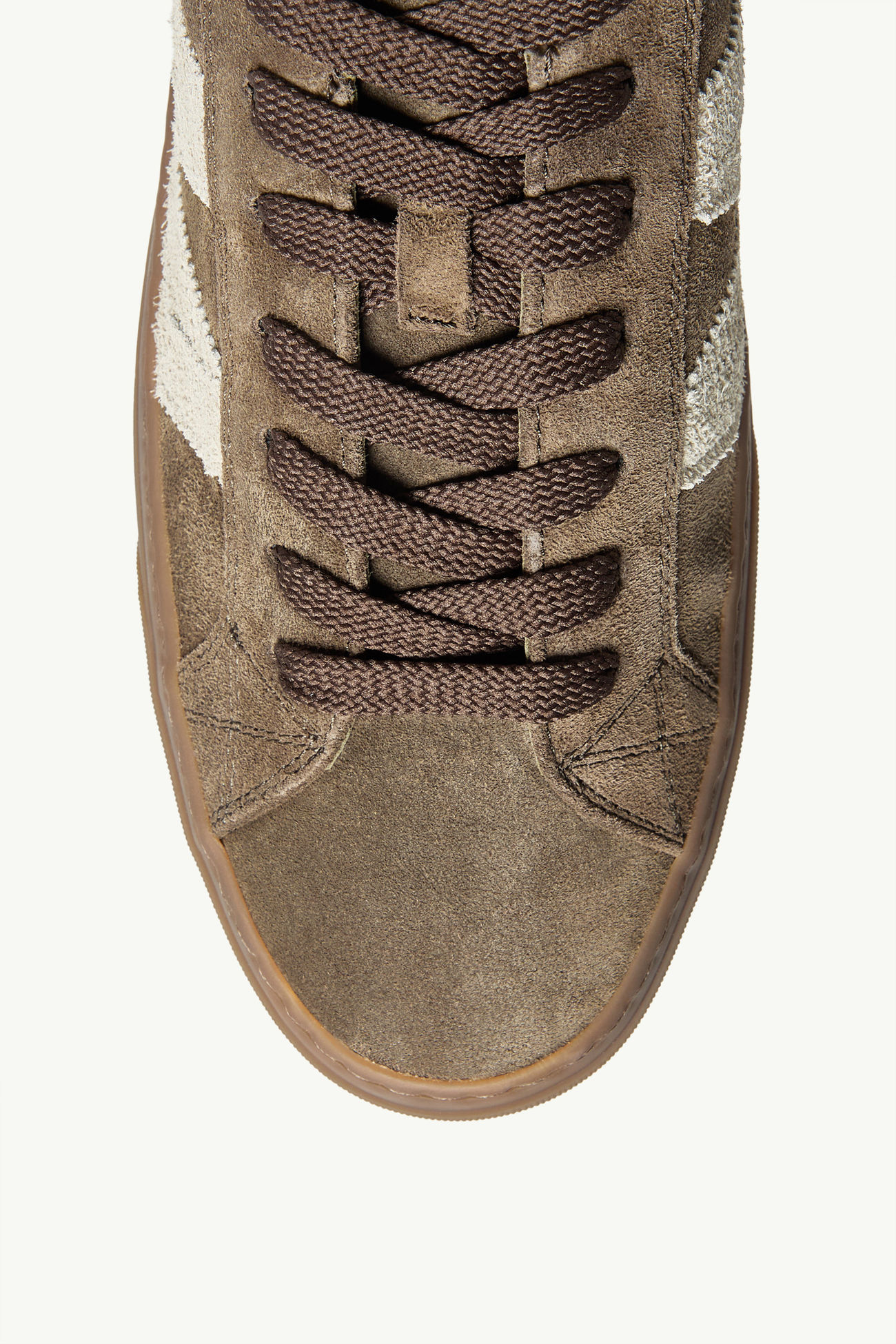 Sneakers Monaco2 en cuir Hommes Vert Olive Moncler 2