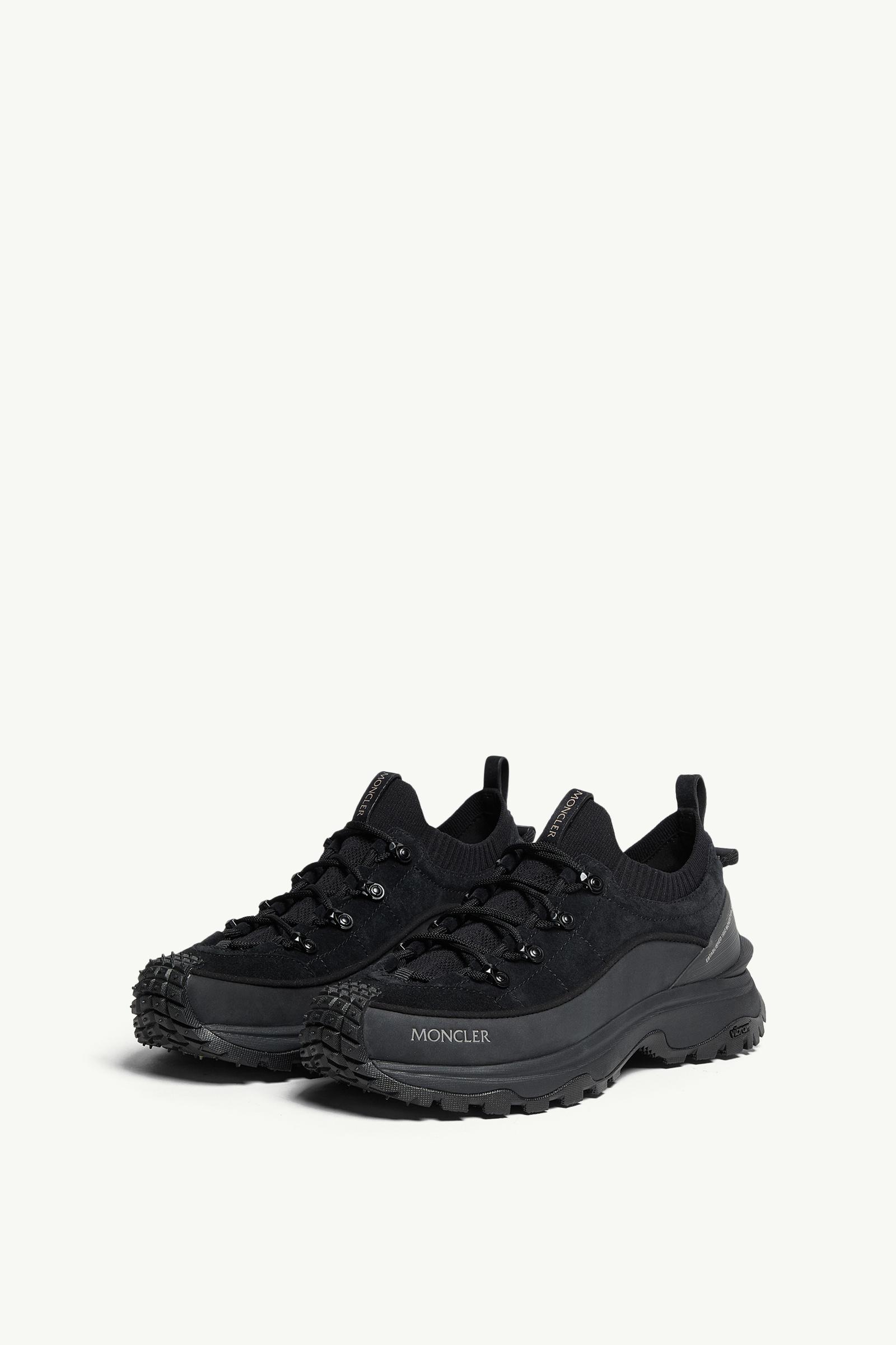 【MONCLER】Trailgrip Lite3ヌバッグ＆スエードスニーカー Black Trailgrip Lite3 Nubuck & Suede Sneakers - Sneakers for