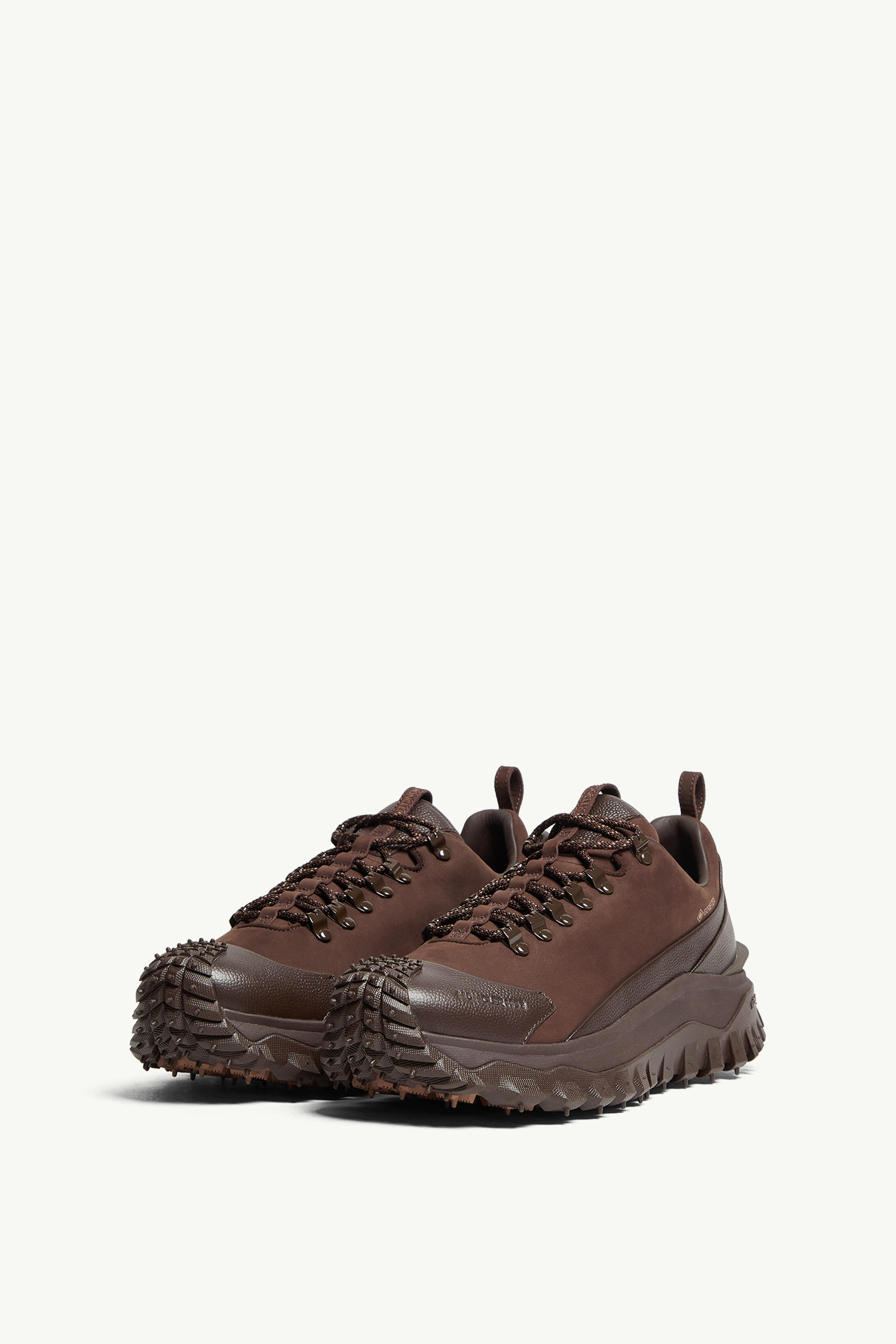 Trailgrip GTX Nubuck & Leather Trainers Men Brown Moncler 3